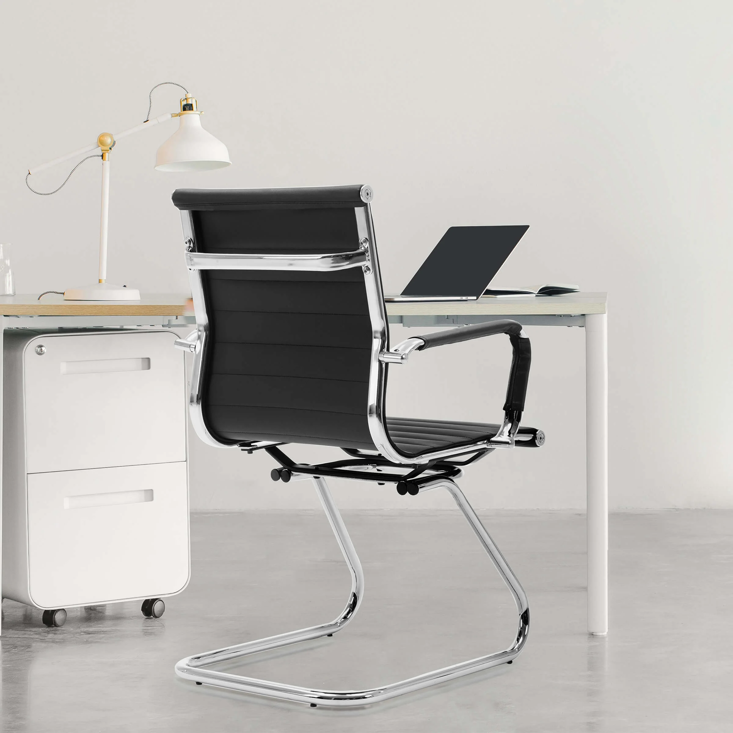Leather Office Guest Chair Set of 2 - X401OC - Image 30
