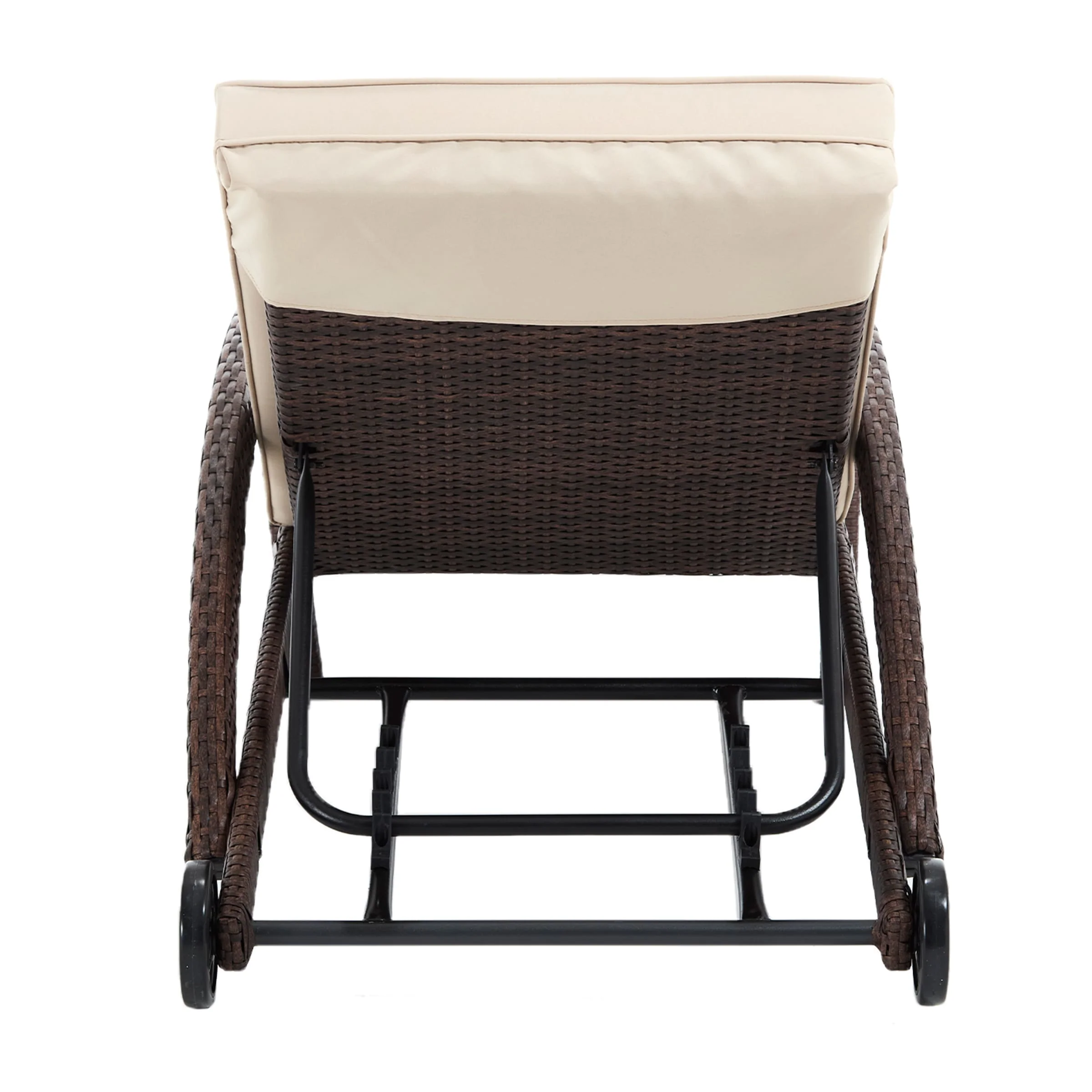 Lounge Outdoor Chairs with Wheels Set of 2 - 2401RO - Image 10