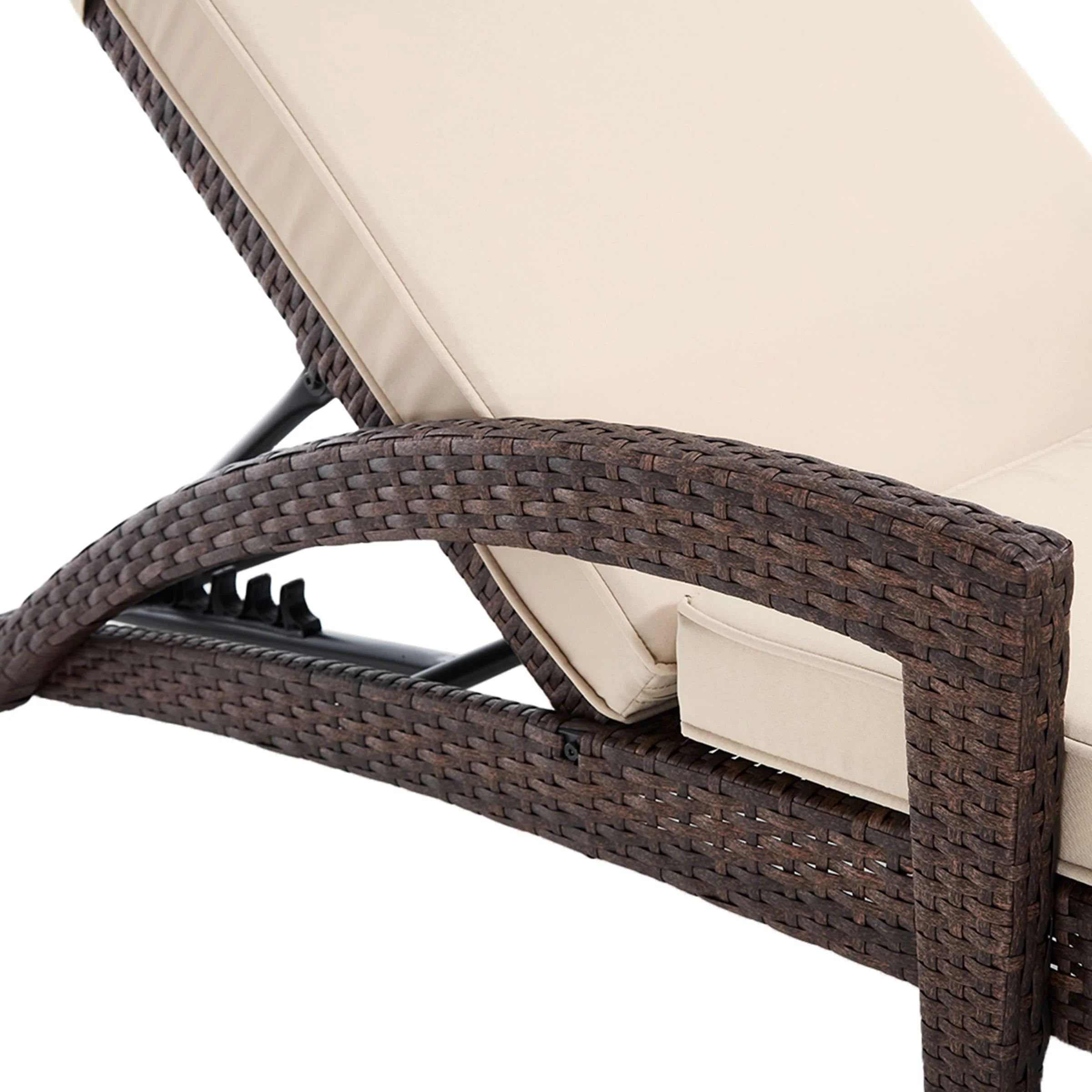 Lounge Outdoor Chairs with Wheels Set of 2 - 2401RO - Image 12
