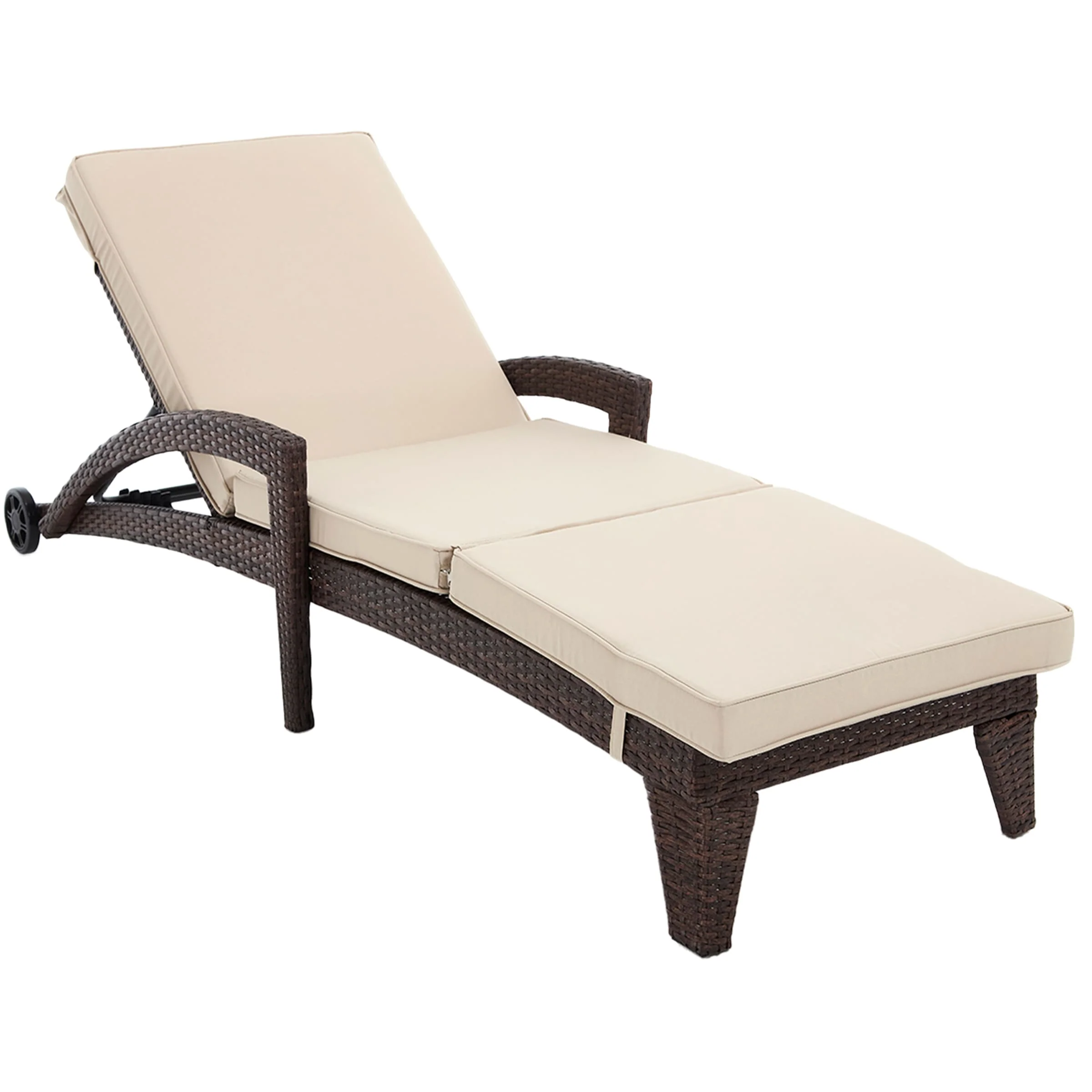Lounge Outdoor Chairs with Wheels Set of 2 - 2401RO - Image 7