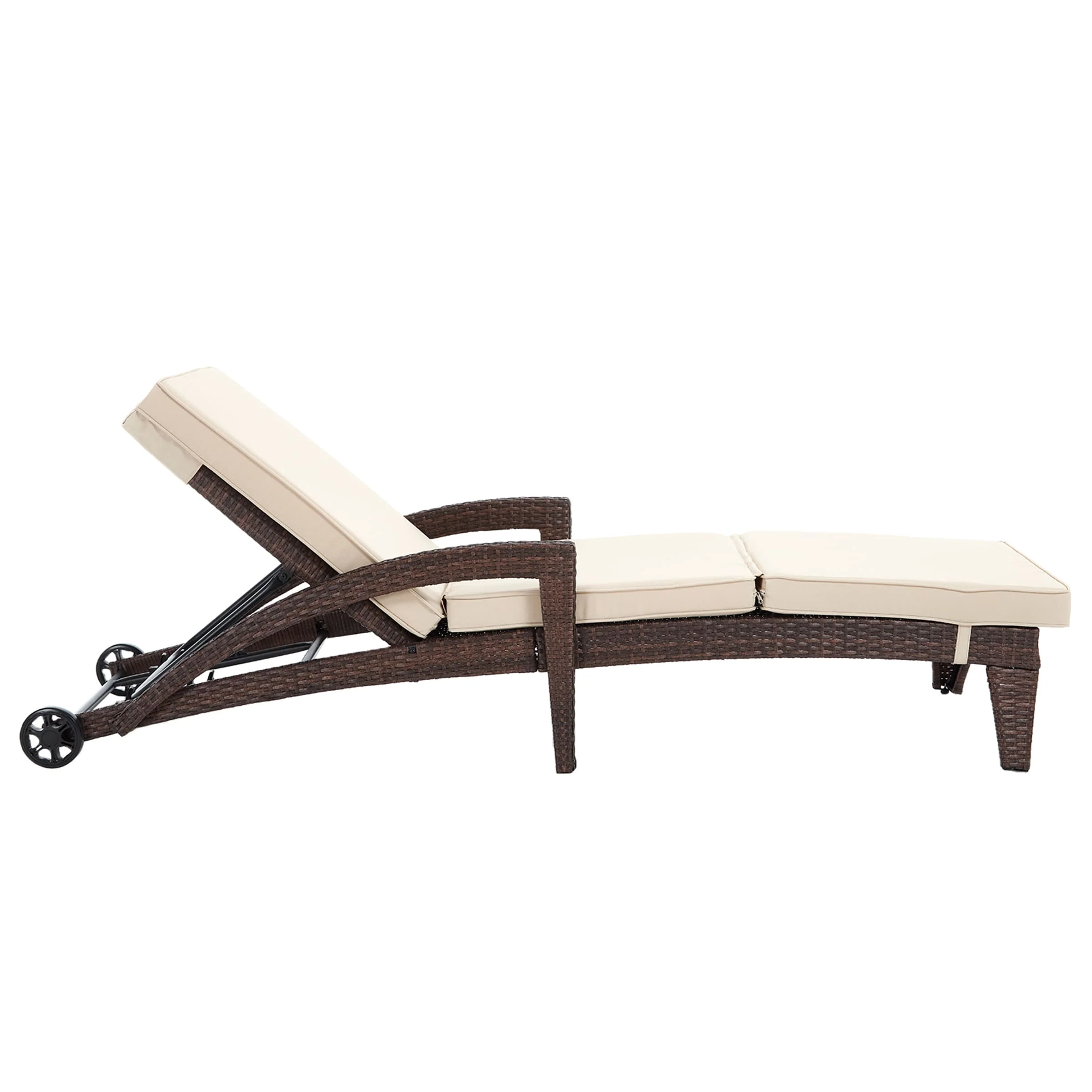 Lounge Outdoor Chairs with Wheels Set of 2 - 2401RO - Image 9