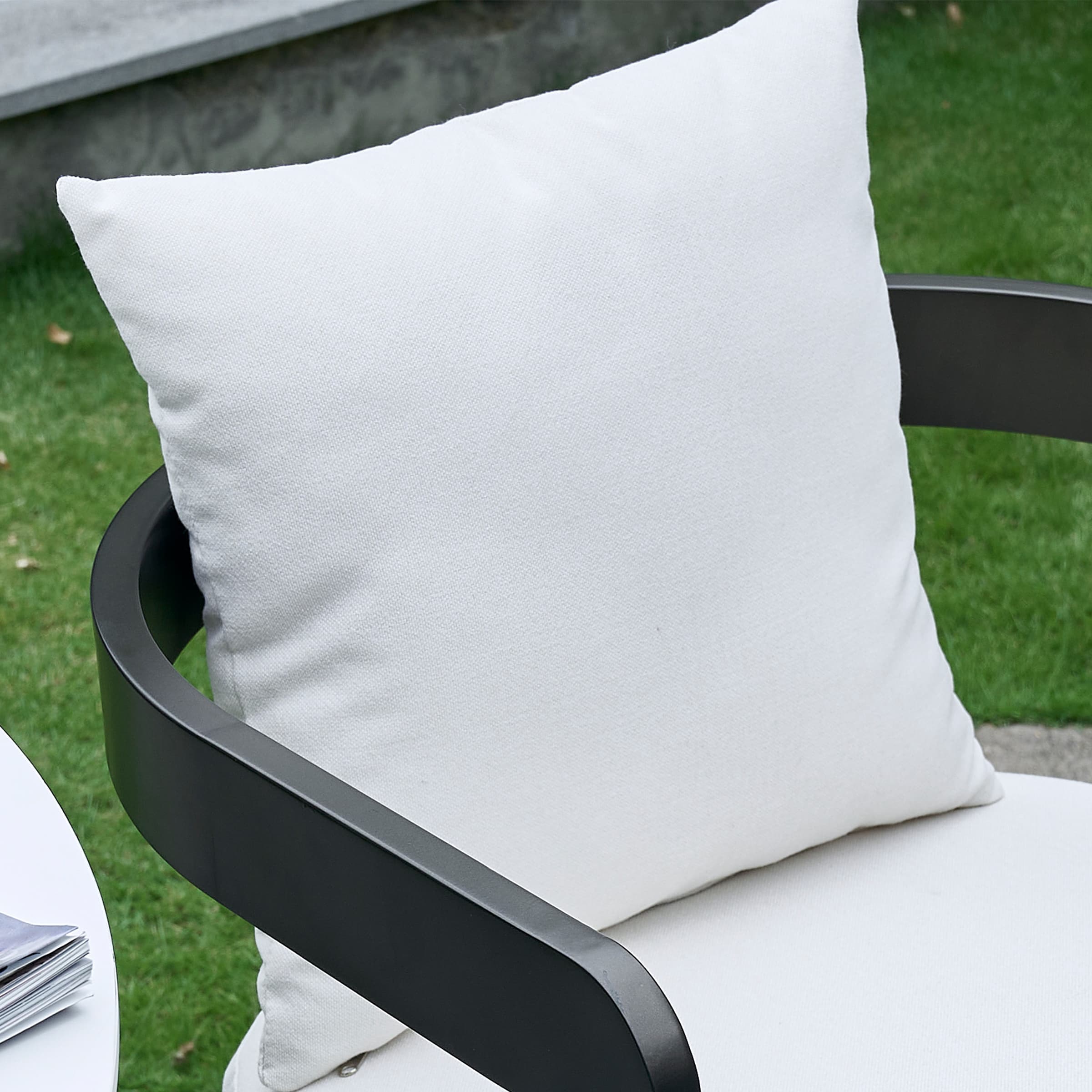 Metal Frame Outdoor Chairs Set of 2 - 2063DC - Image 6