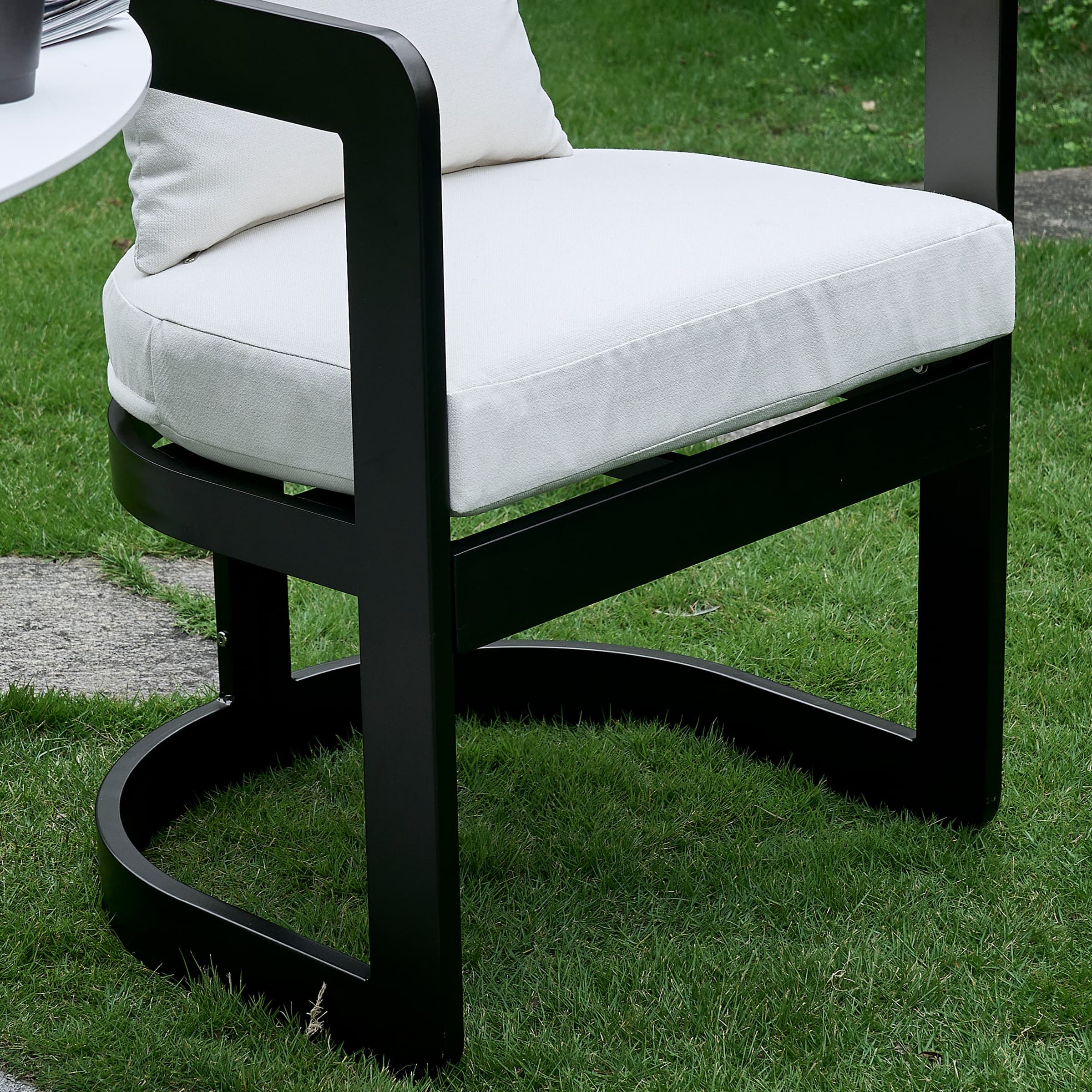 Metal Frame Outdoor Chairs Set of 2 - 2063DC - Image 7