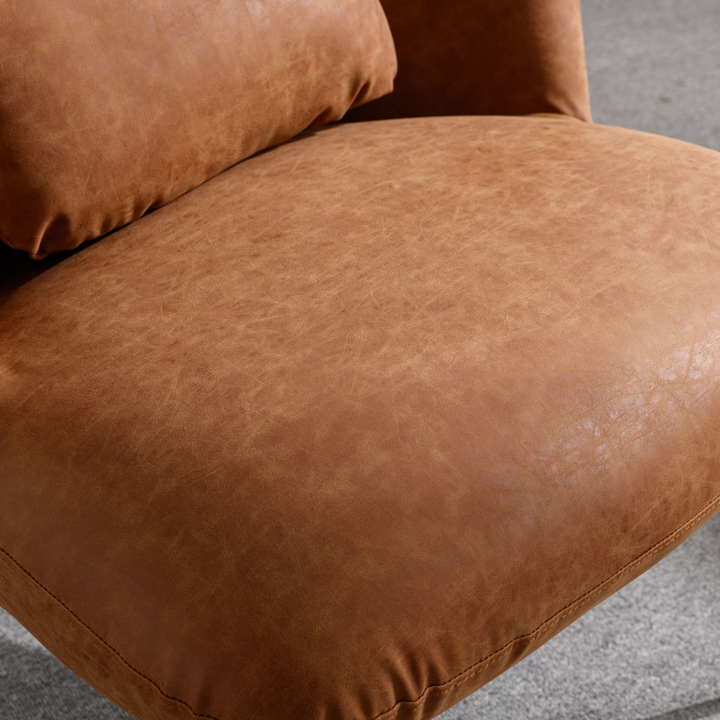 Modern Accent Chair with Lumbar Pillow 1 PCS -19040AC - Image 3