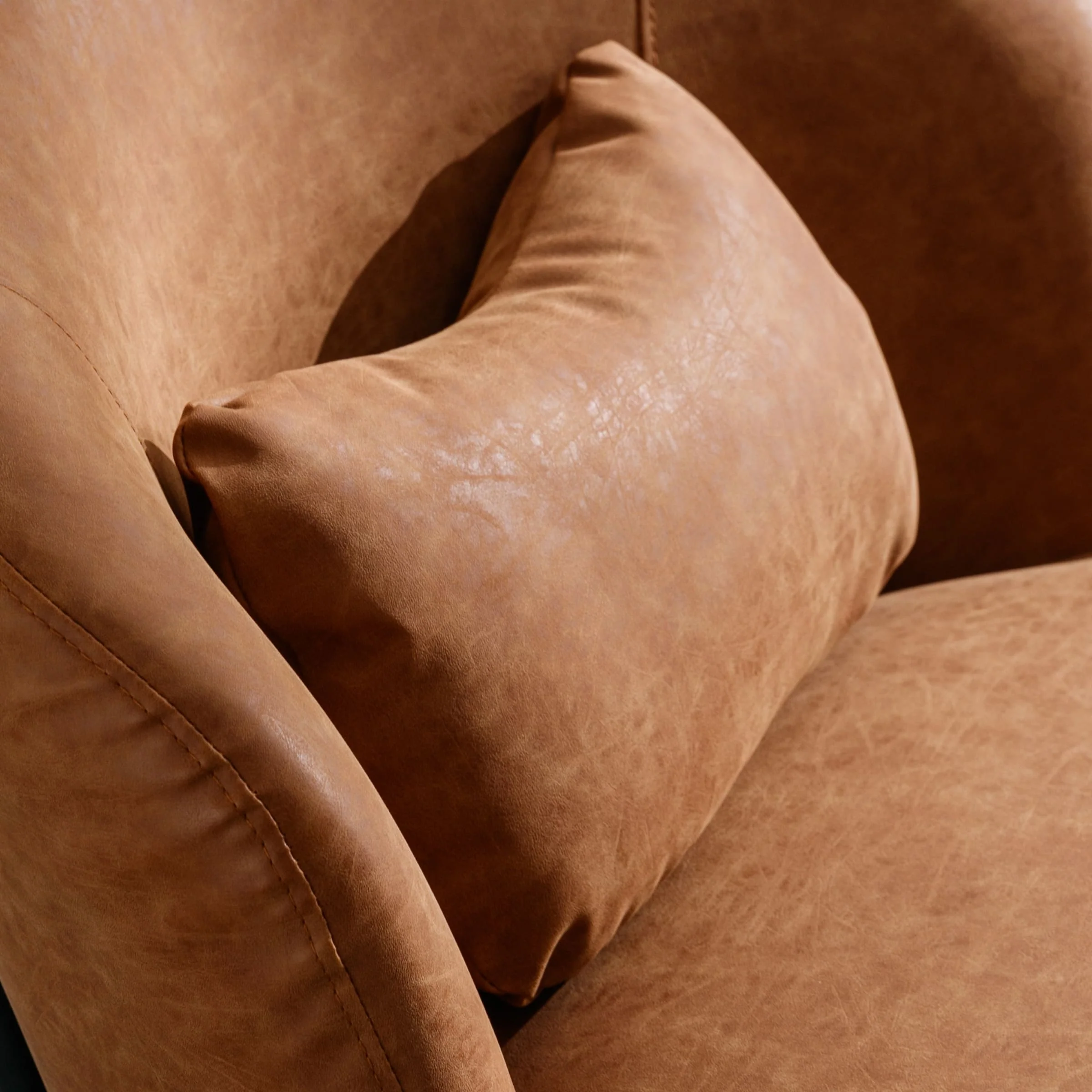 Modern Accent Chair with Lumbar Pillow 1 PCS -19040AC - Image 6