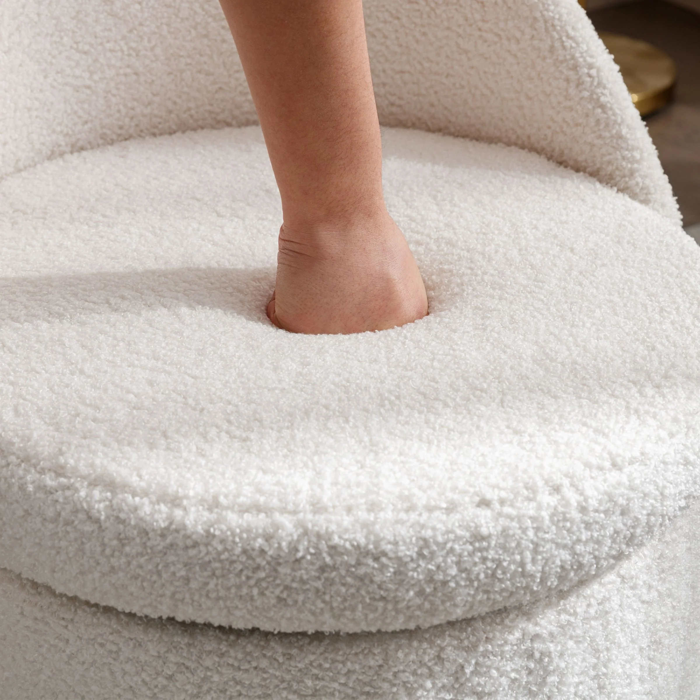 Modern Armless Swivel Storage Ottoman 1 PCS - 2307OT - Image 11