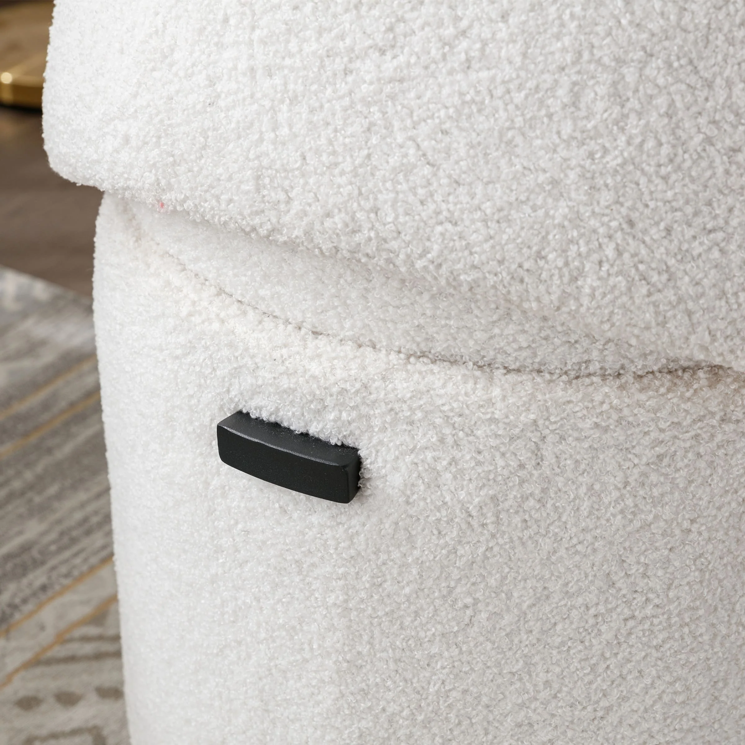 Modern Armless Swivel Storage Ottoman 1 PCS - 2307OT - Image 12