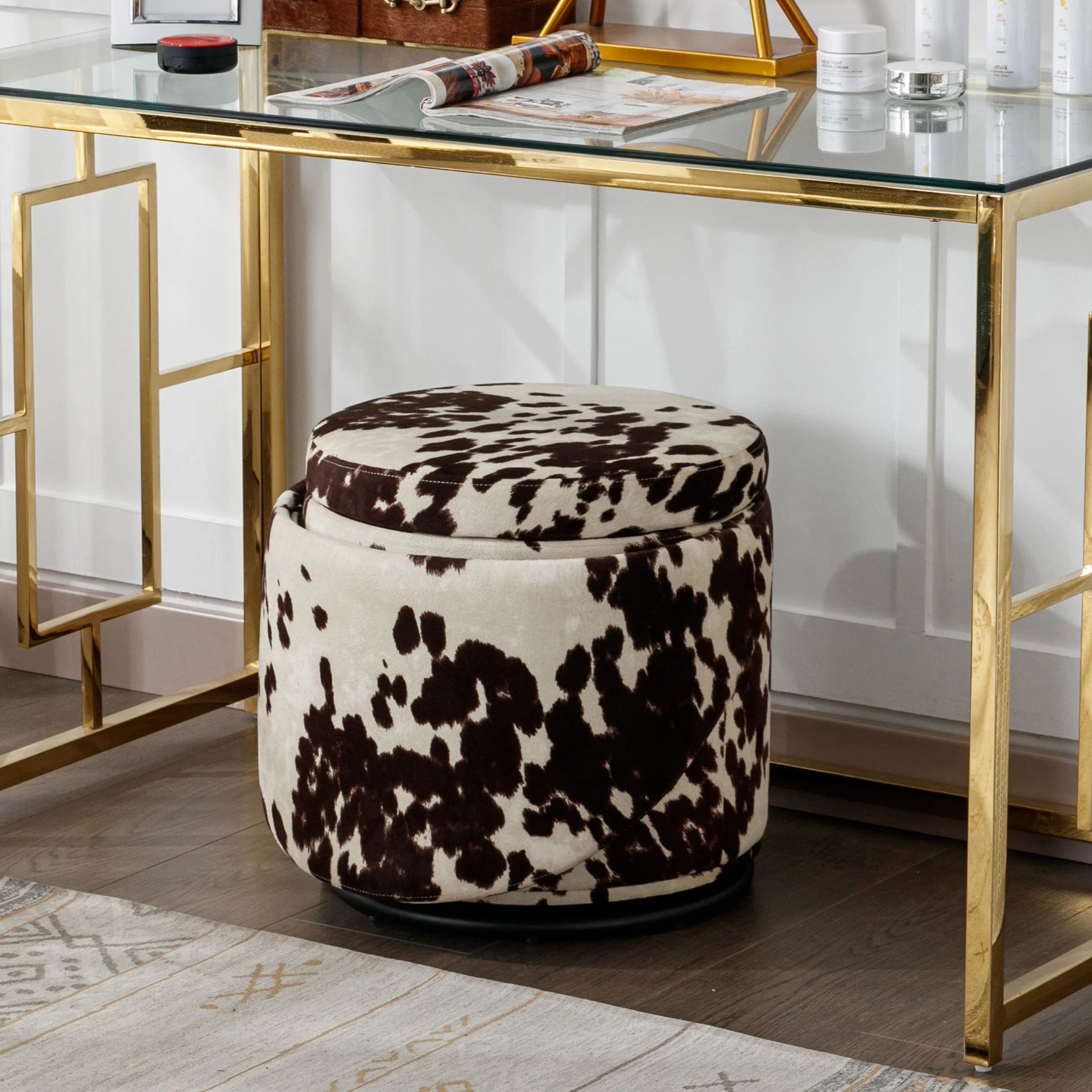 Modern Armless Swivel Storage Ottoman 1 PCS - 2307OT - Image 19