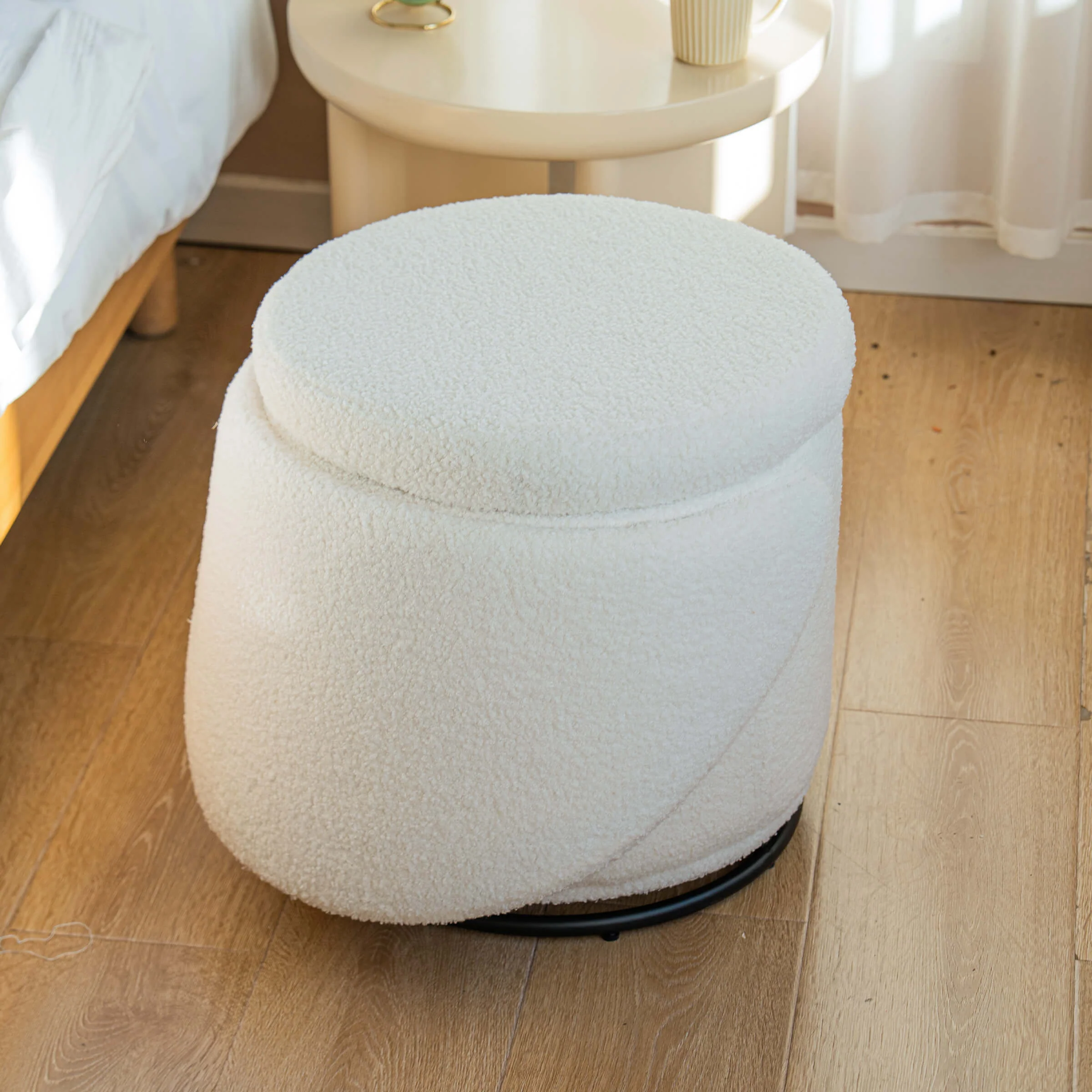 Modern Armless Swivel Storage Ottoman 1 PCS - 2307OT - Image 6