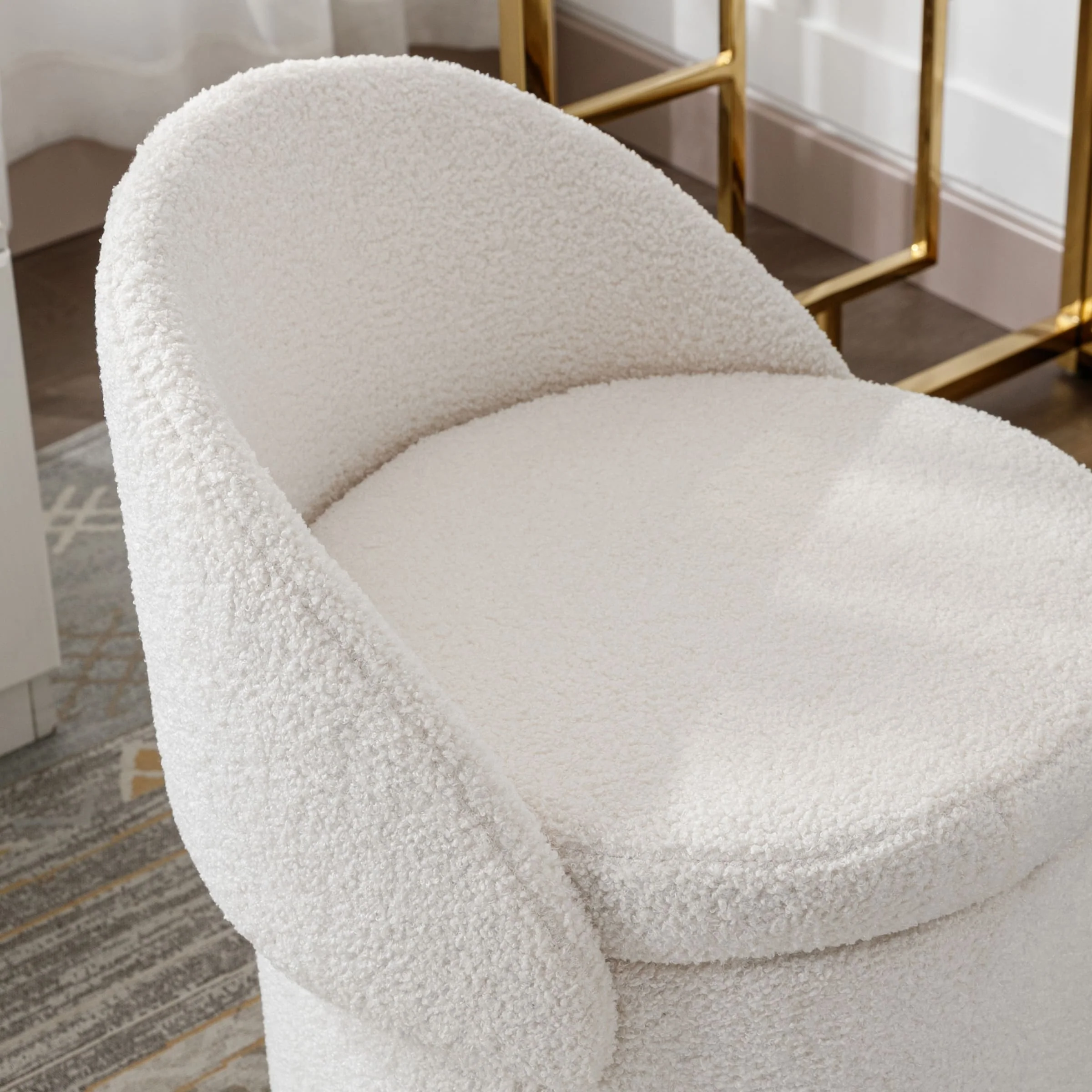 Modern Armless Swivel Storage Ottoman 1 PCS - 2307OT - Image 9
