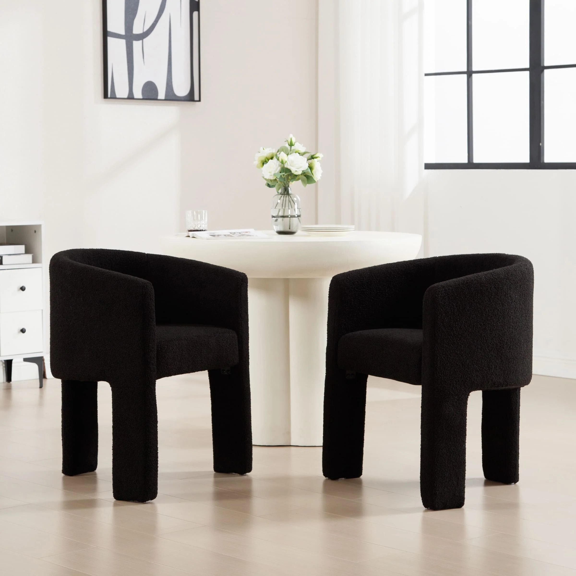 Modern Barrel Dining Chair 1 PCS - 55013DC - Image 11