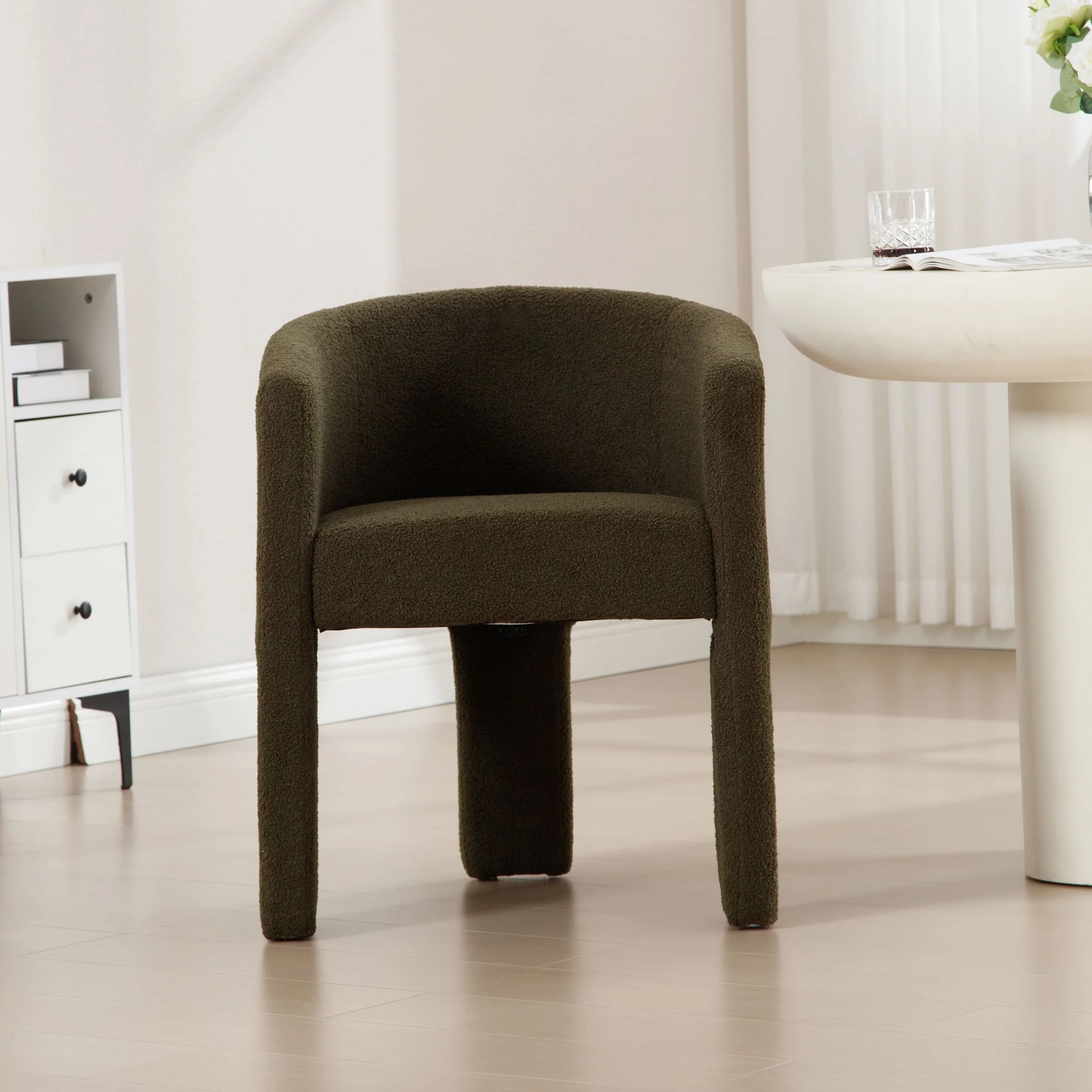 Modern Barrel Dining Chair 1 PCS - 55013DC - Image 3