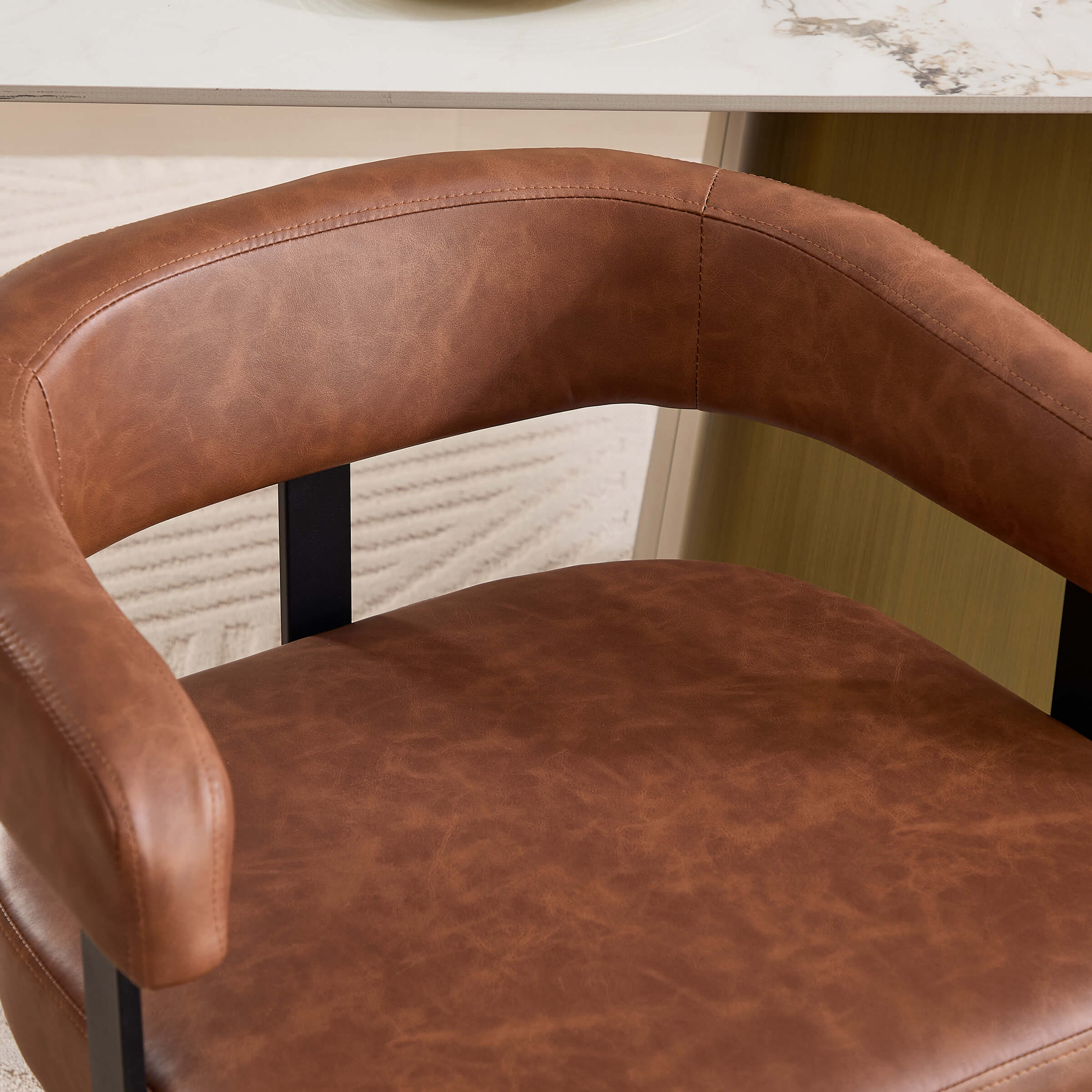 Modern Barrel Dining Chairs Set of 2 - 20081DC - Image 18