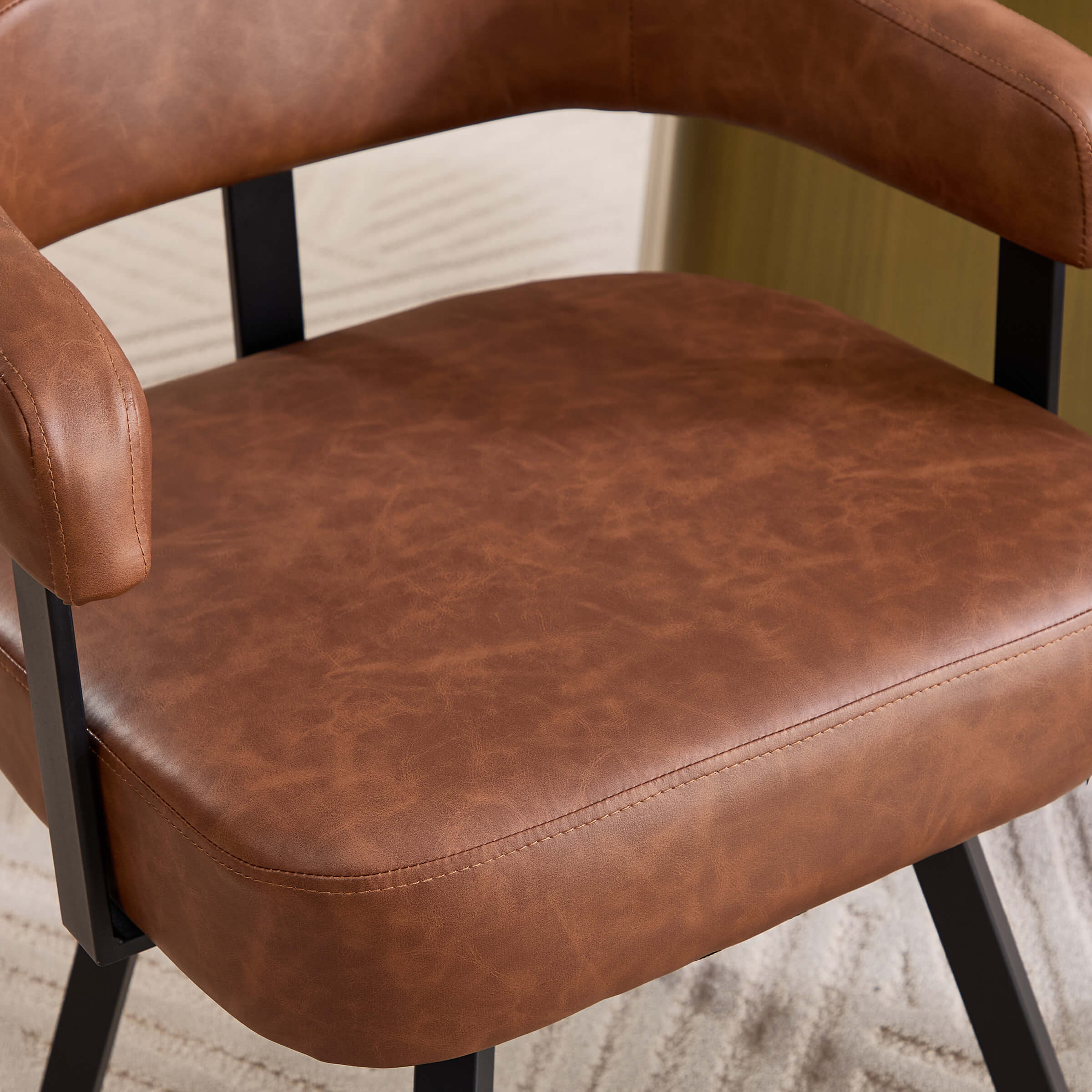 Modern Barrel Dining Chairs Set of 2 - 20081DC - Image 19