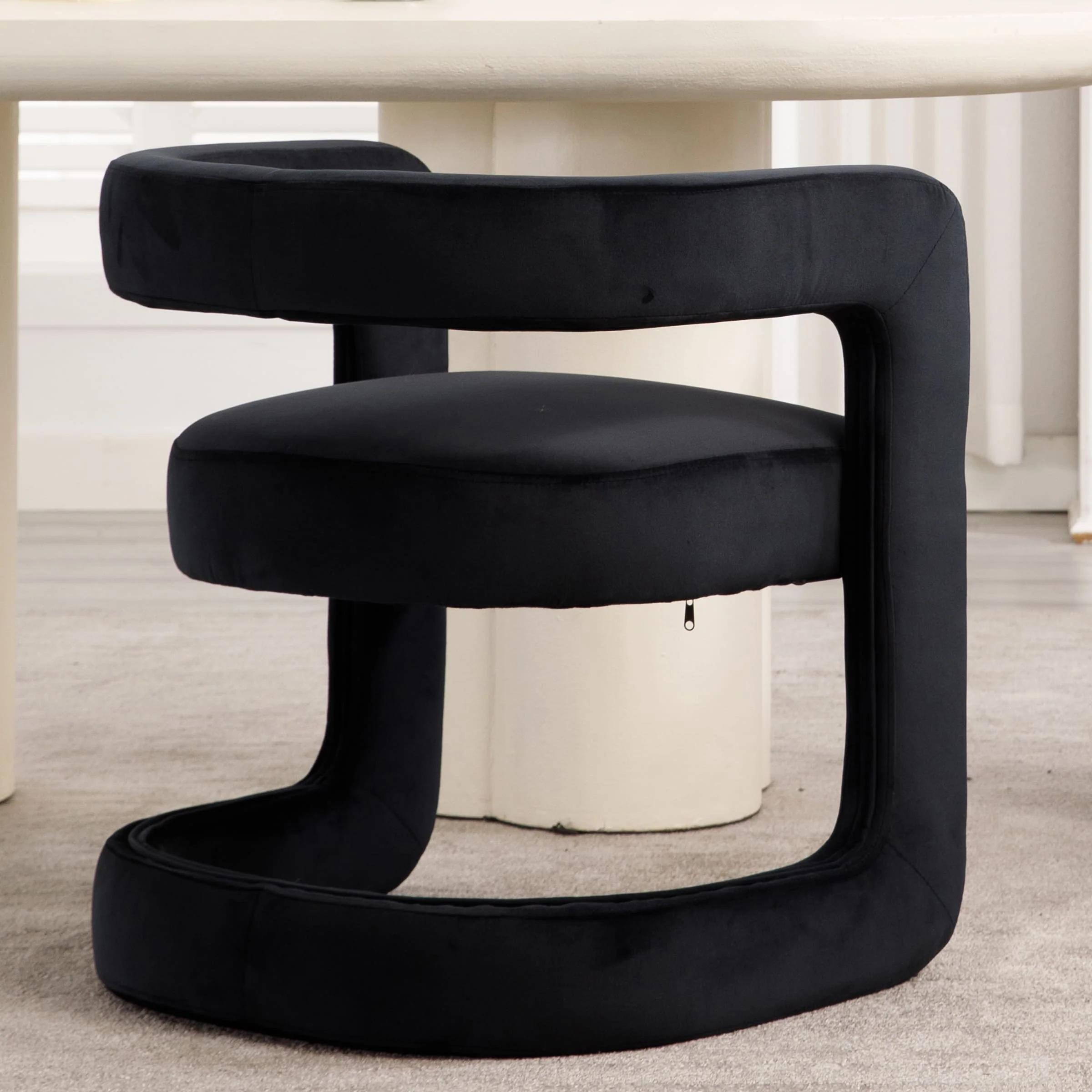 Modern Barrel Dining Room Chair 1 PCS - 10063DC - Image 11