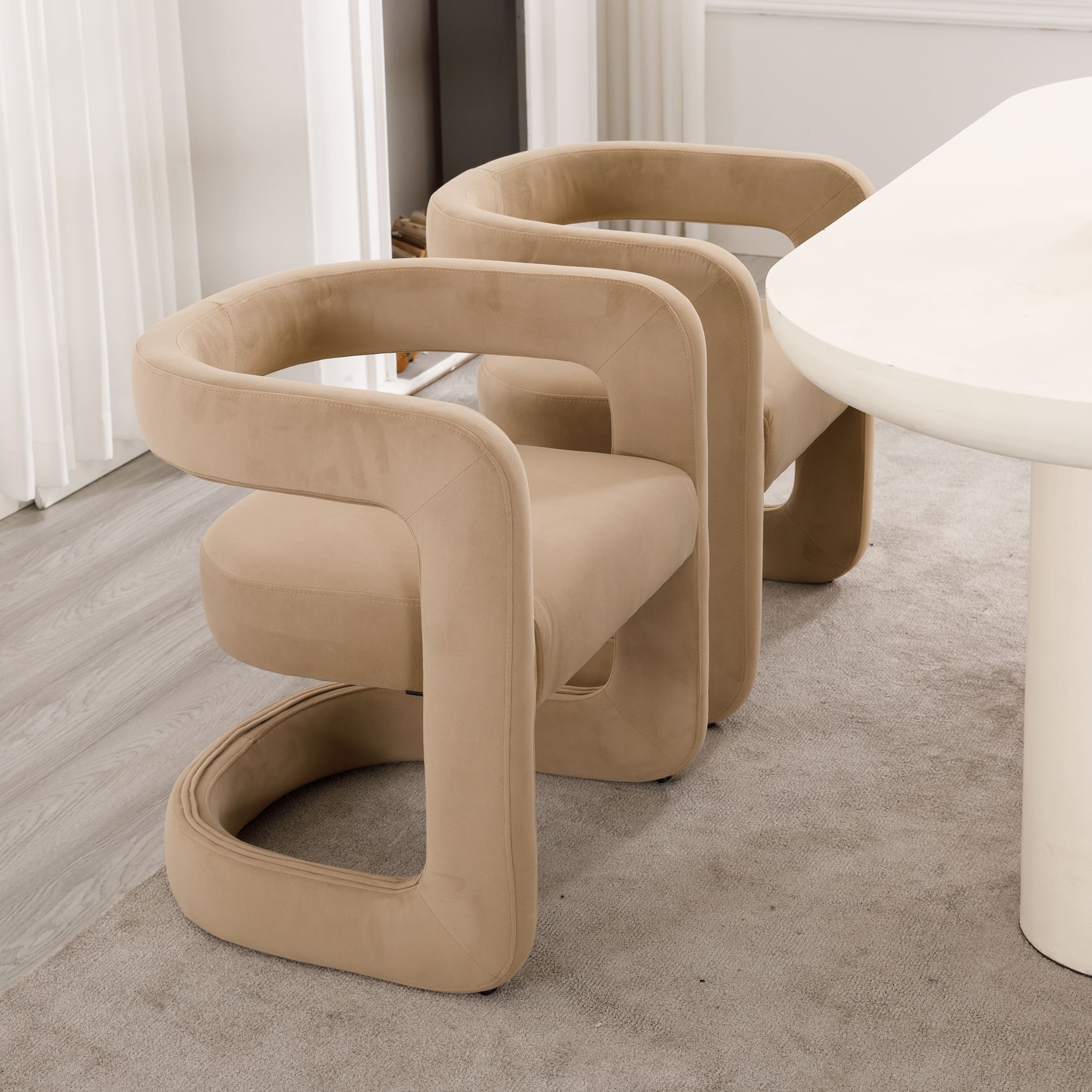Modern Barrel Dining Room Chair 1 PCS - 10063DC - Image 19