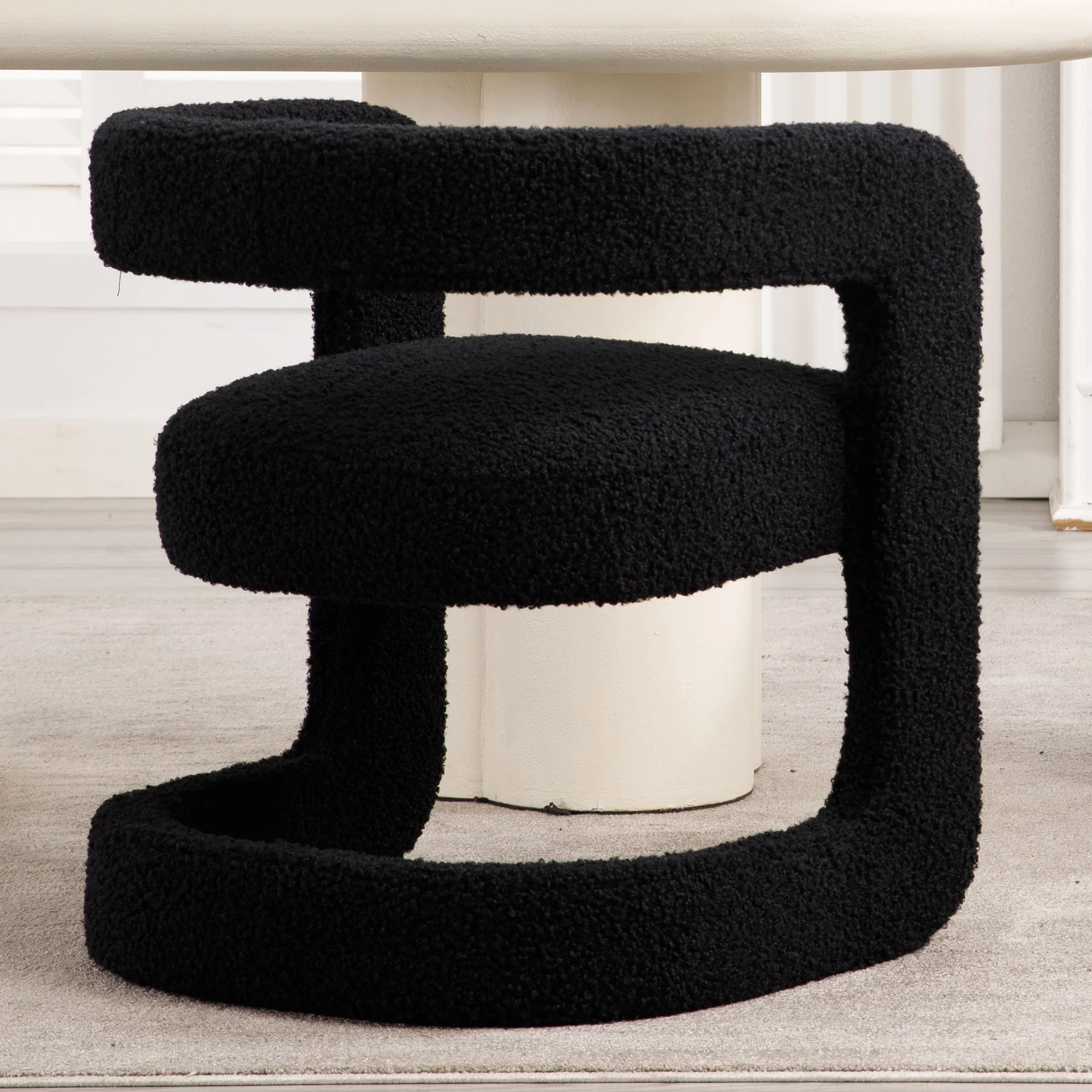 Modern Barrel Dining Room Chair 1 PCS - 10063DC - Image 2