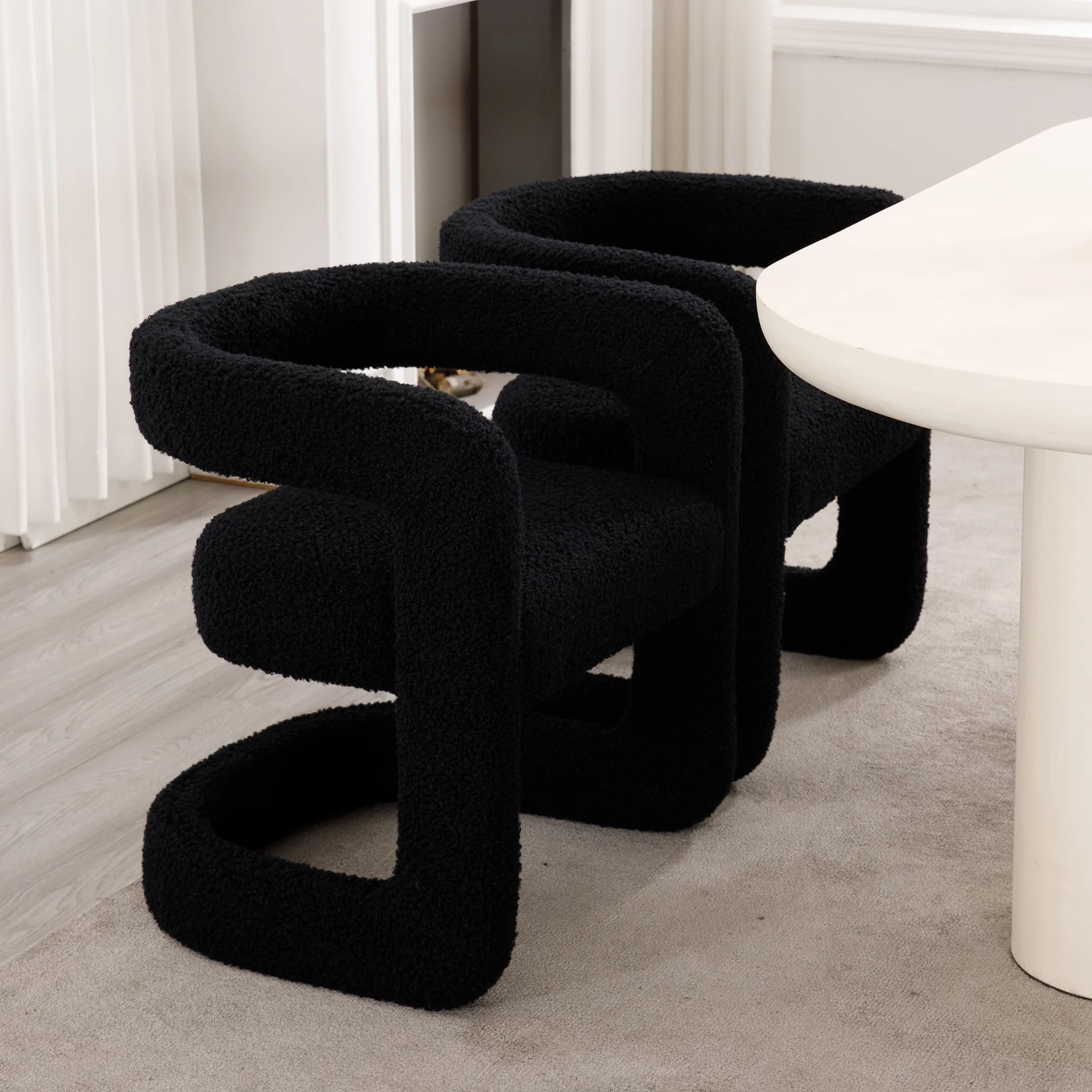 Modern Barrel Dining Room Chair 1 PCS - 10063DC - Image 3