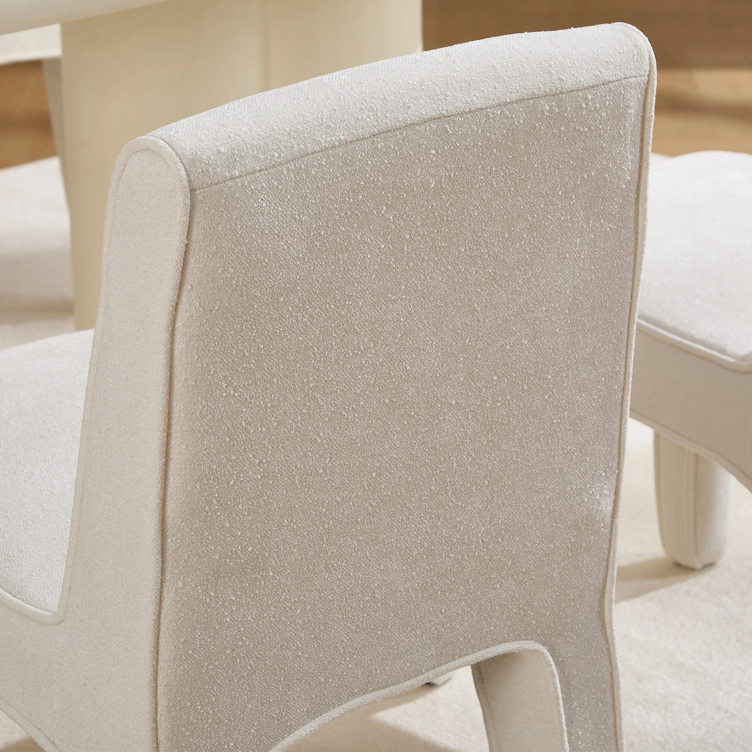 Modern Minimalist Armless Dining Chairs Set of 2 - 6614DC - Image 14