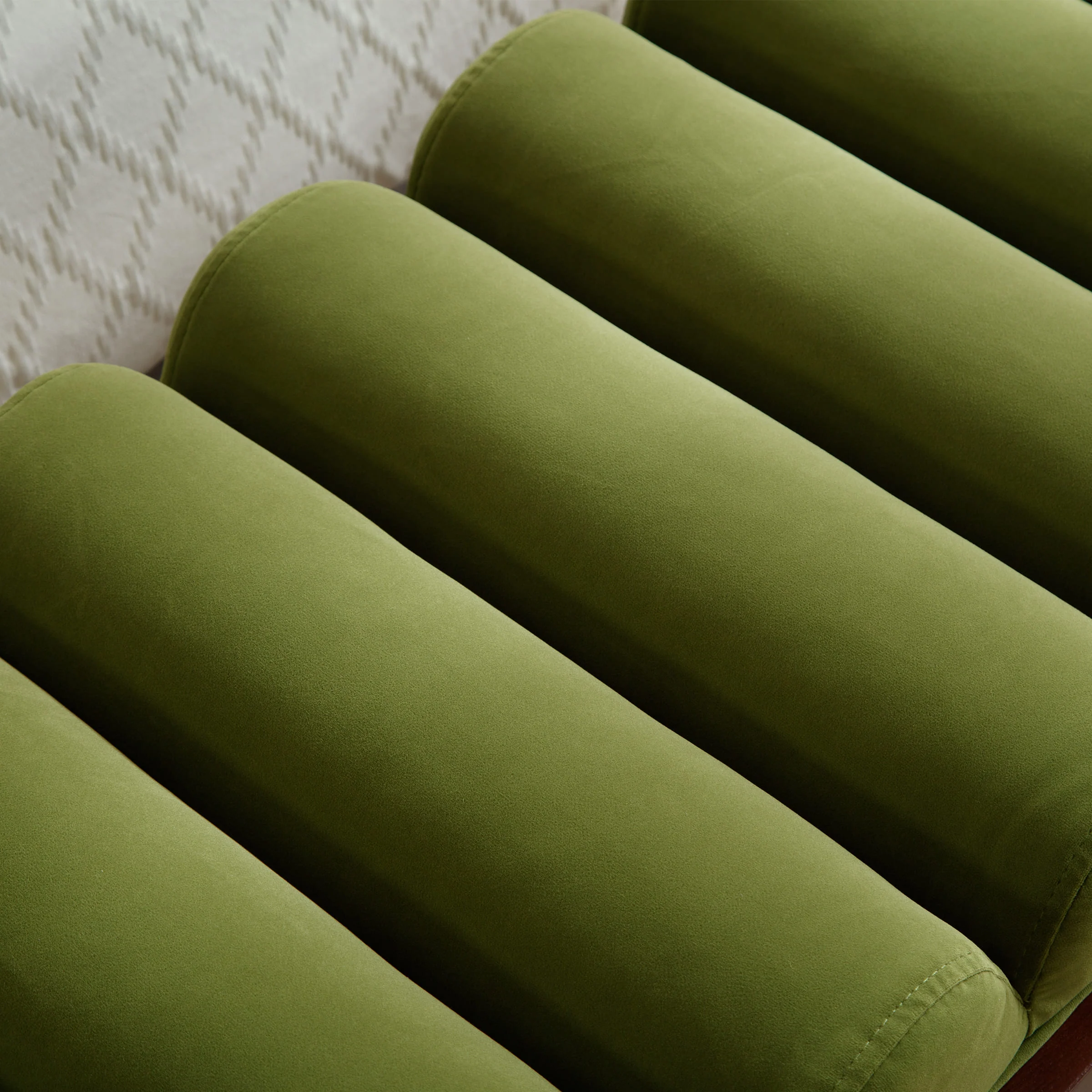 Modern Padded Wood Frame Bench - 2639BH - Image 14