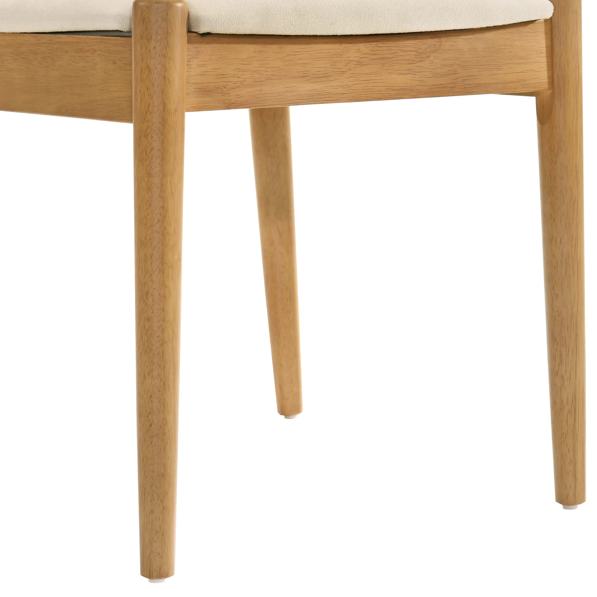 Modern Upholstered Linen Fabric Dining Chairs Set of 2 - 0009DC - Image 15