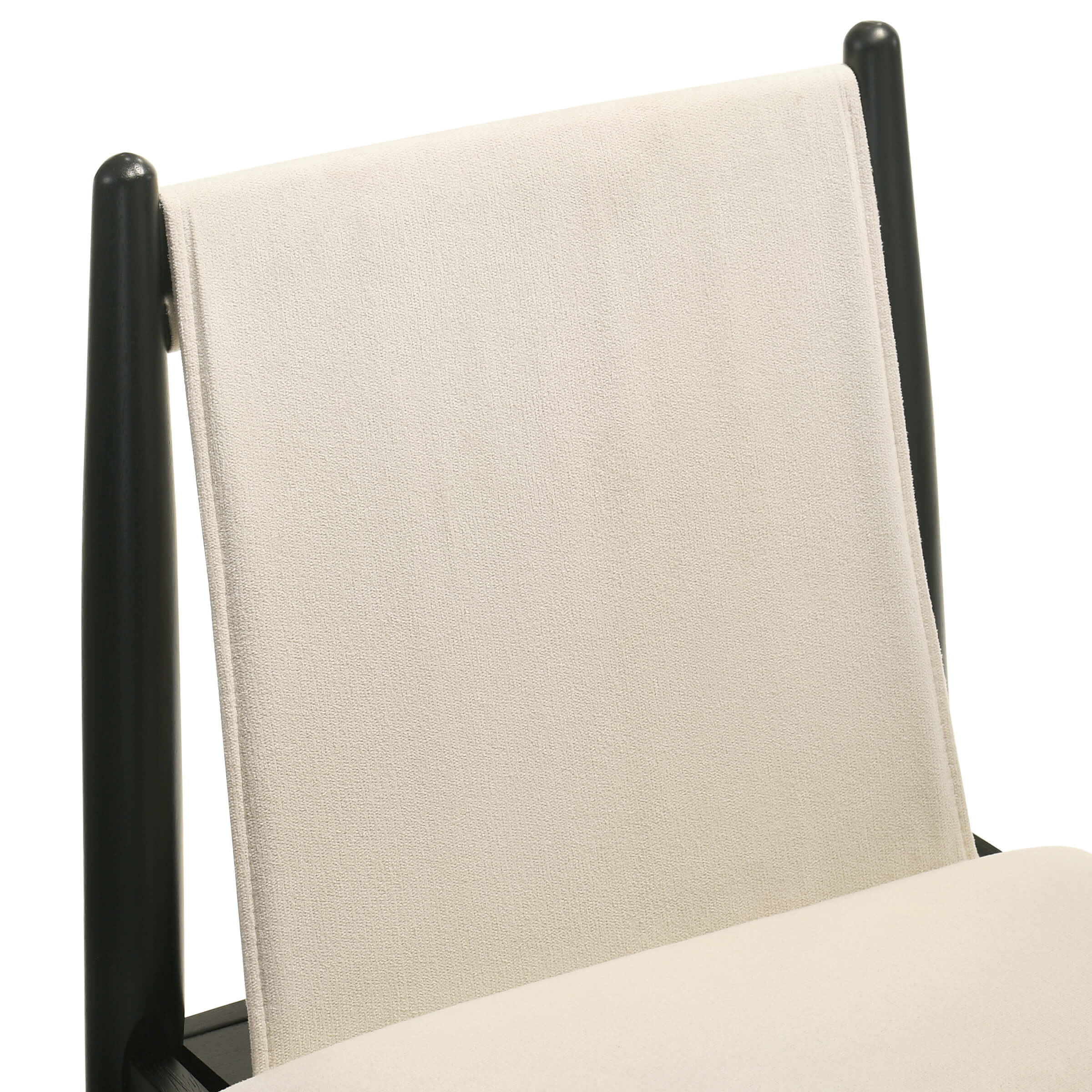 Modern Upholstered Linen Fabric Dining Chairs Set of 2 - 0009DC - Image 5