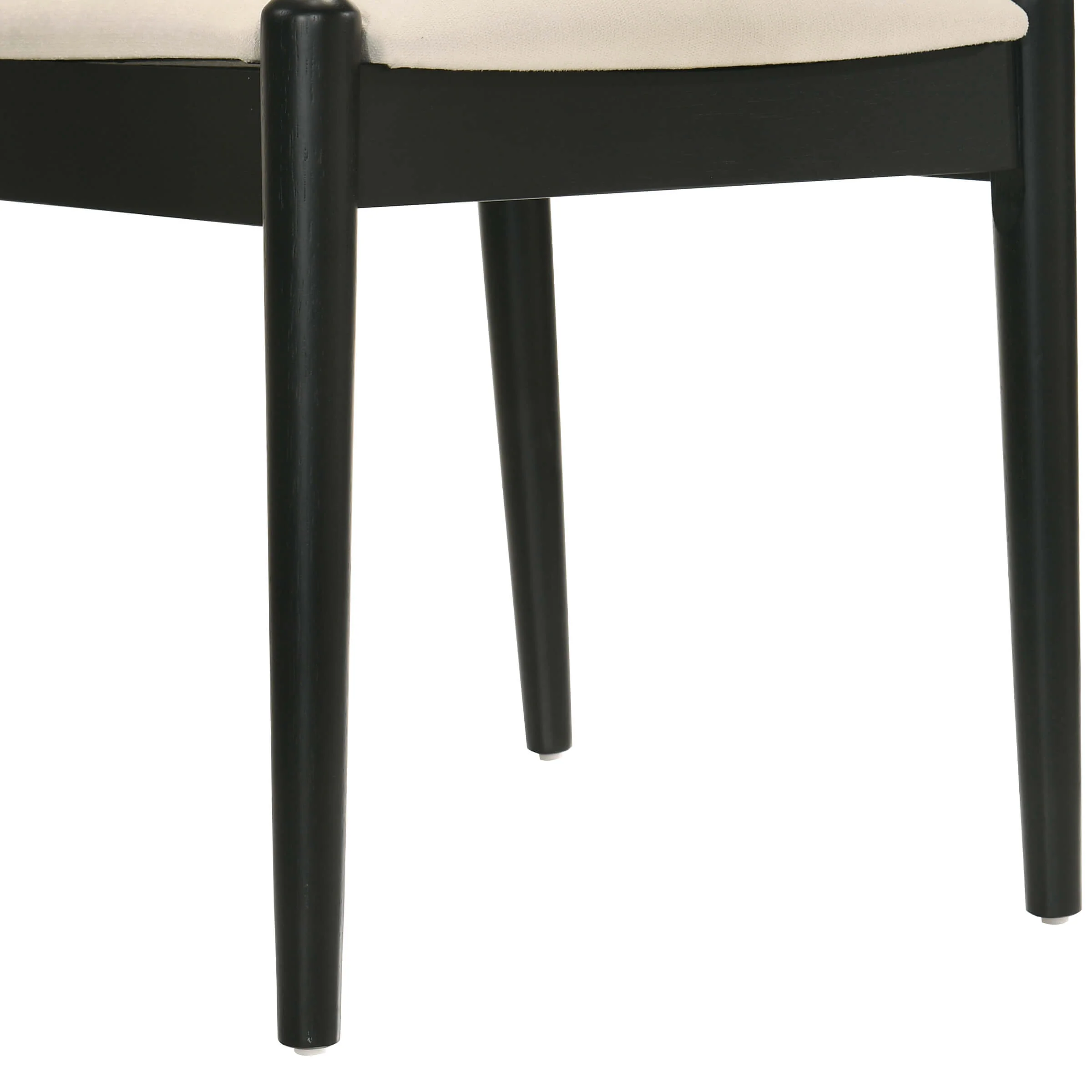 Modern Upholstered Linen Fabric Dining Chairs Set of 2 - 0009DC - Image 7