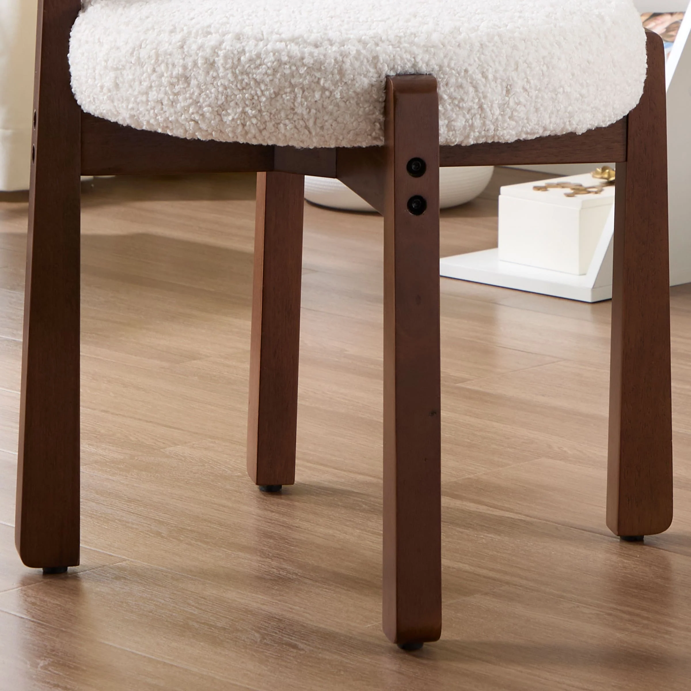 Modern Wood Ottoman with Backrest 1PC - 2654OT - Image 15