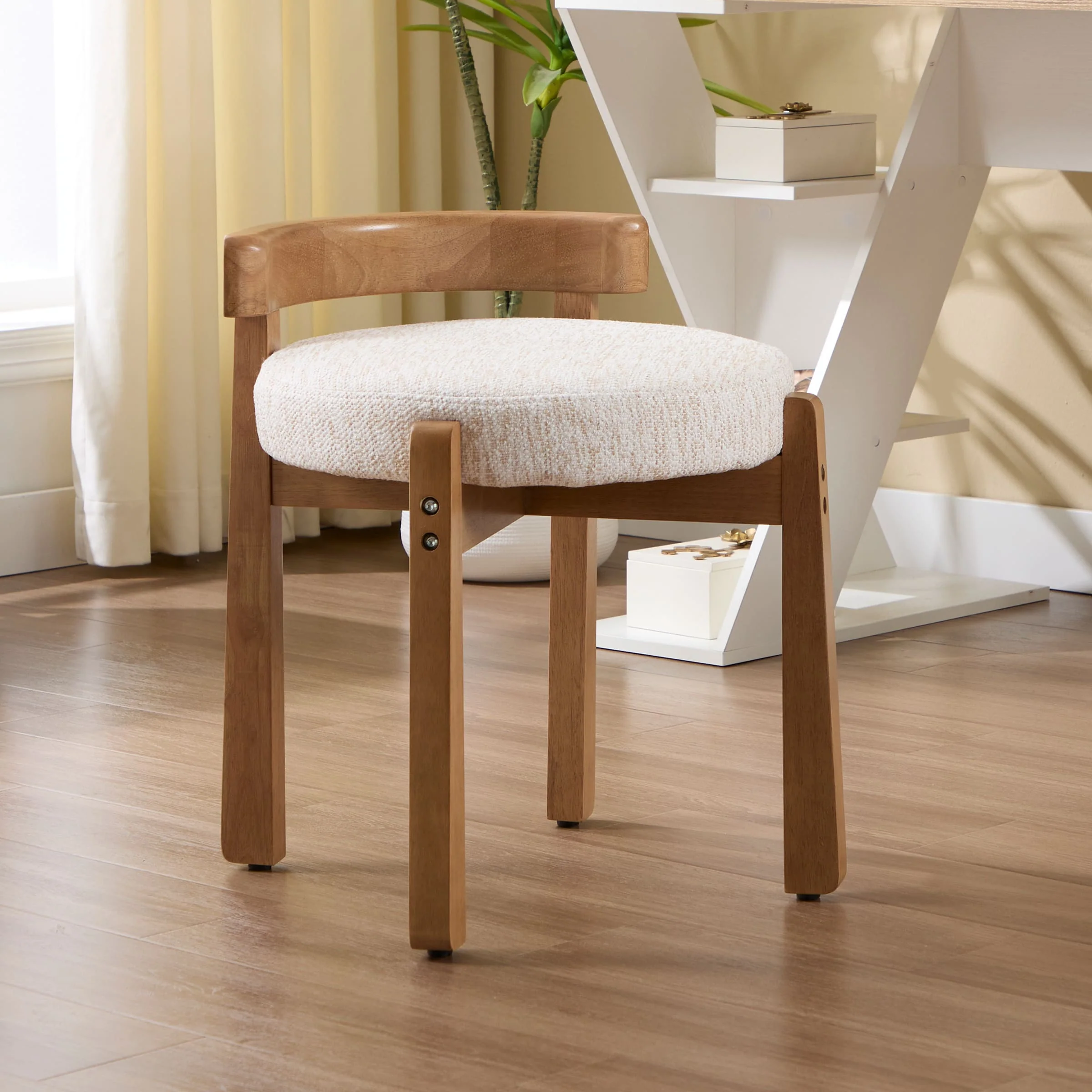 Modern Wood Ottoman with Backrest 1PC - 2654OT - Image 16