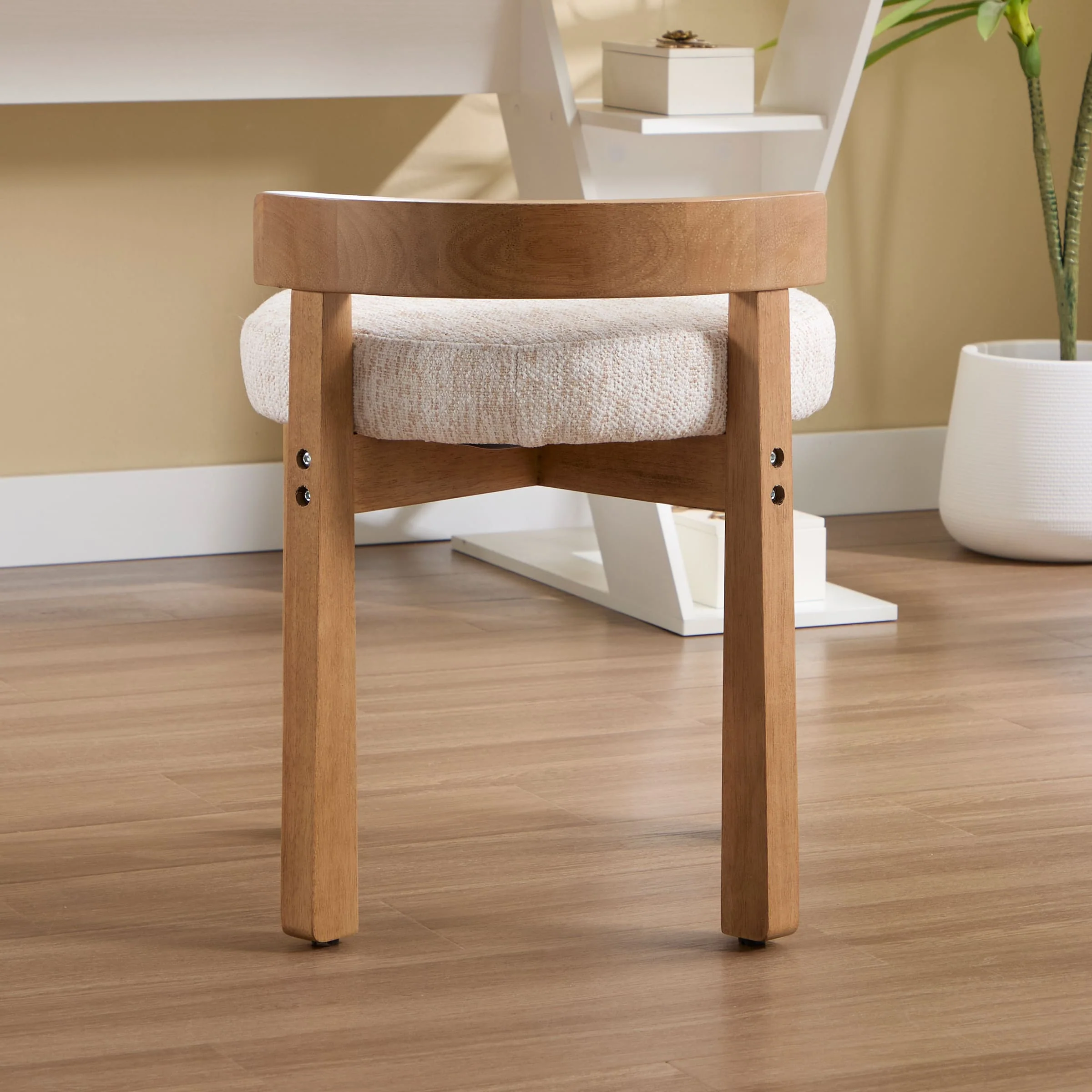 Modern Wood Ottoman with Backrest 1PC - 2654OT - Image 17