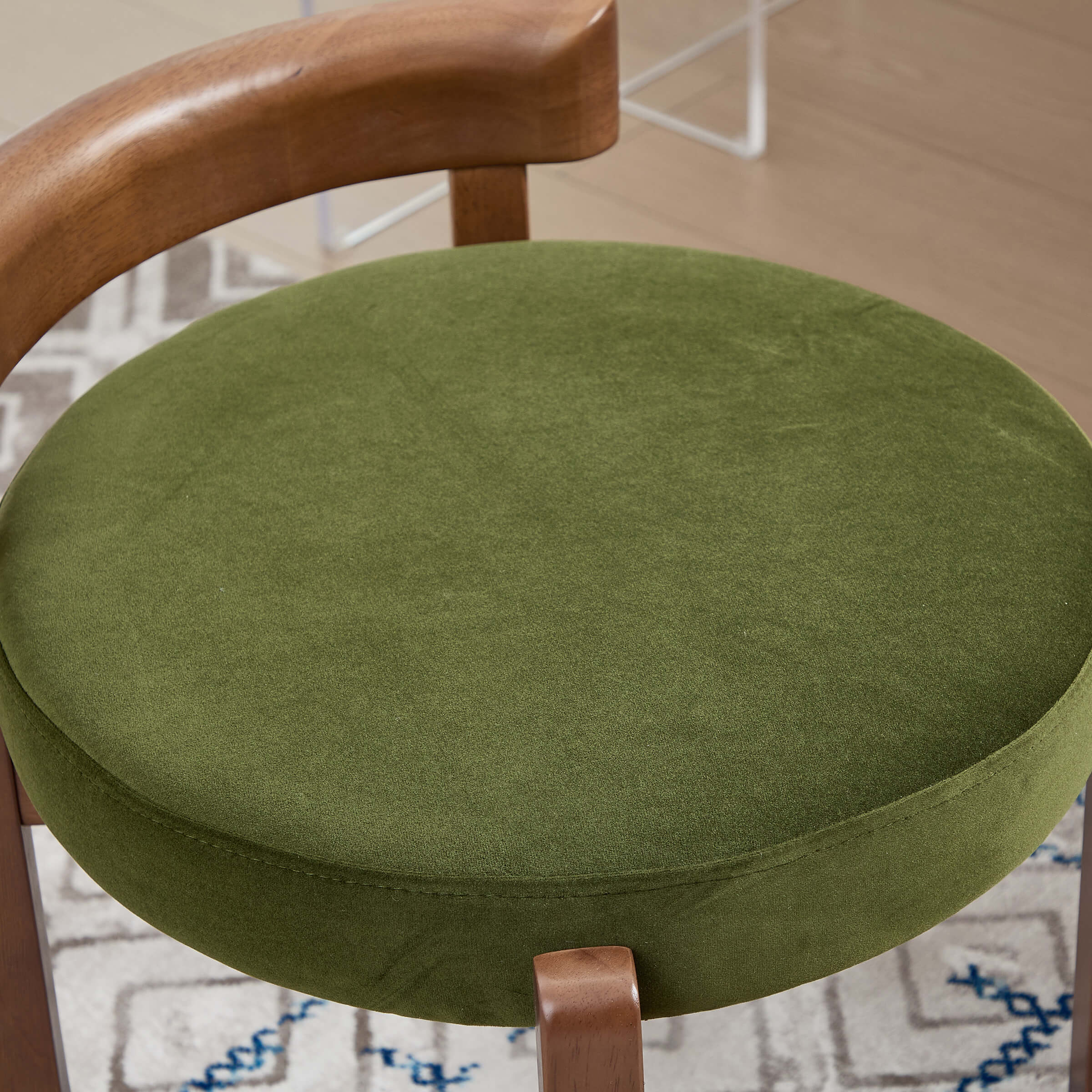 Modern Wood Ottoman with Backrest 1PC - 2654OT - Image 24