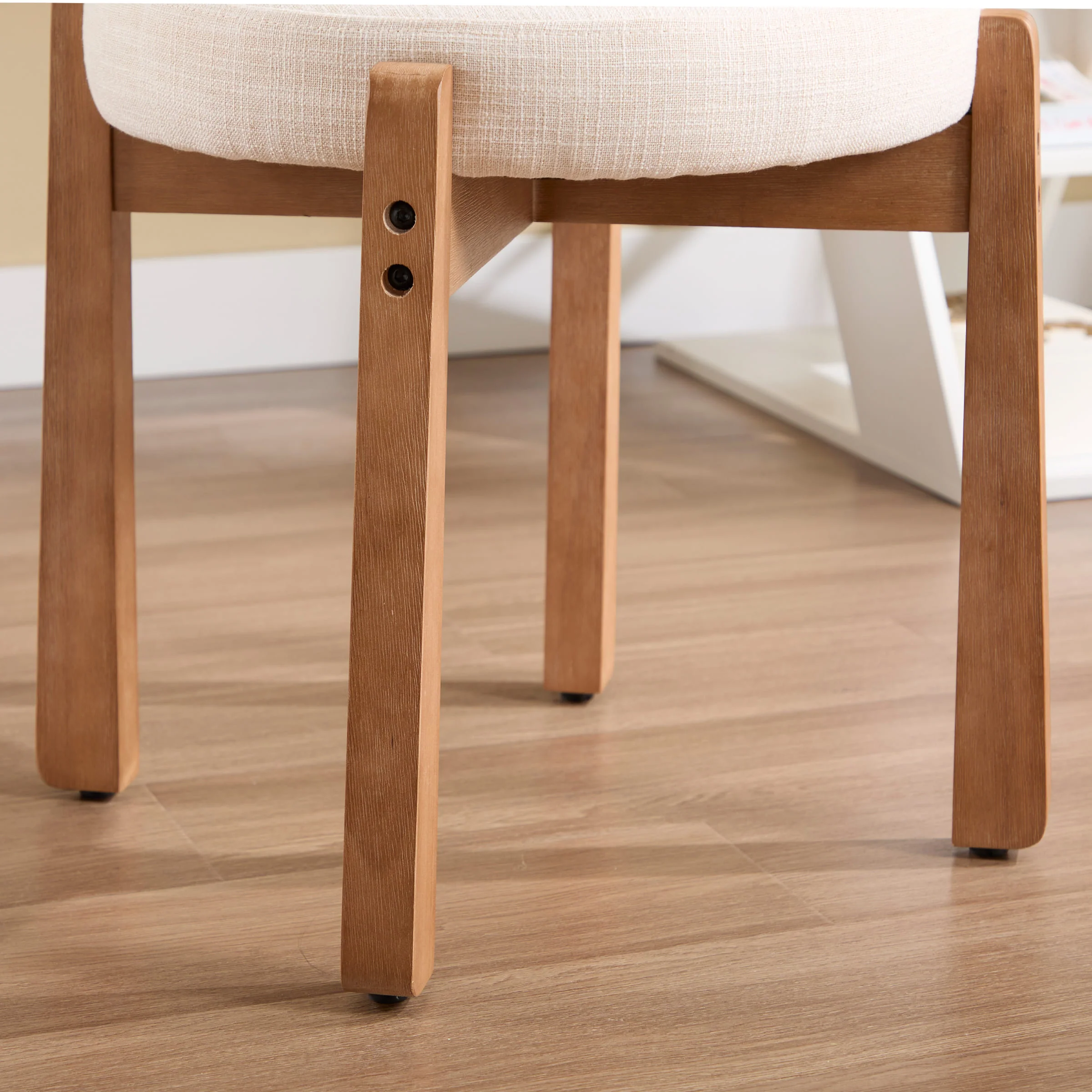 Modern Wood Ottoman with Backrest 1PC - 2654OT - Image 7