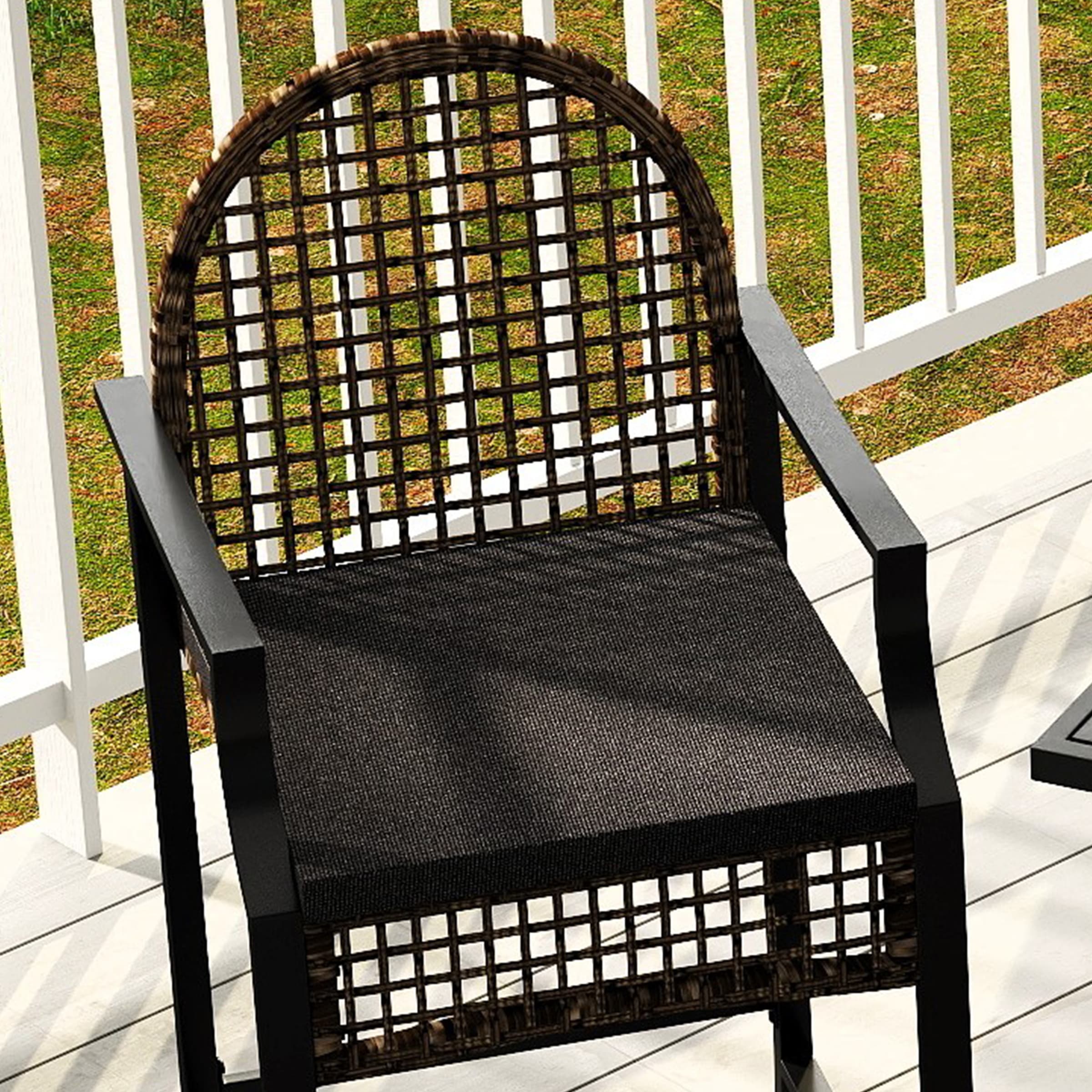 Outdoor Rattan Barstools with High Top Table 3 PCS - X108SE - Image 12