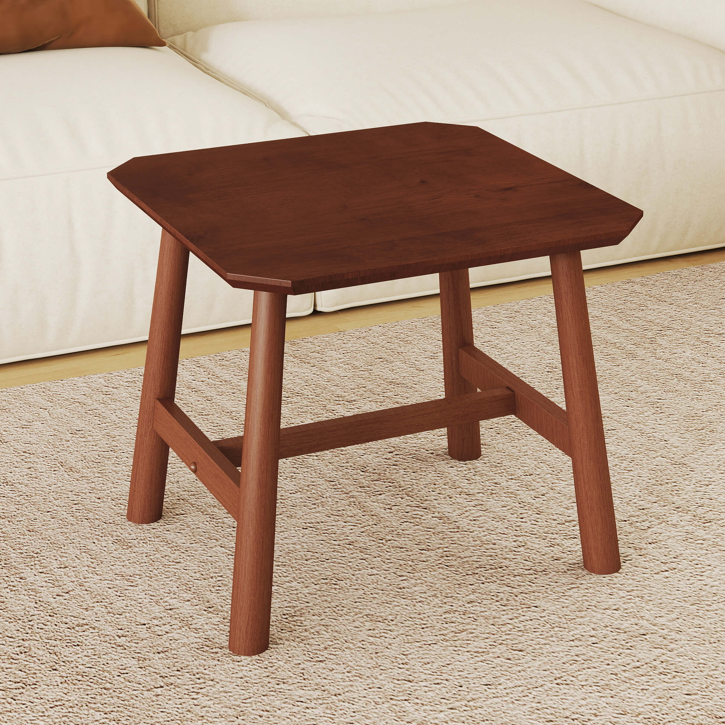 Rustic Farmhouse Small Square End Table - XX923ST - Image 5