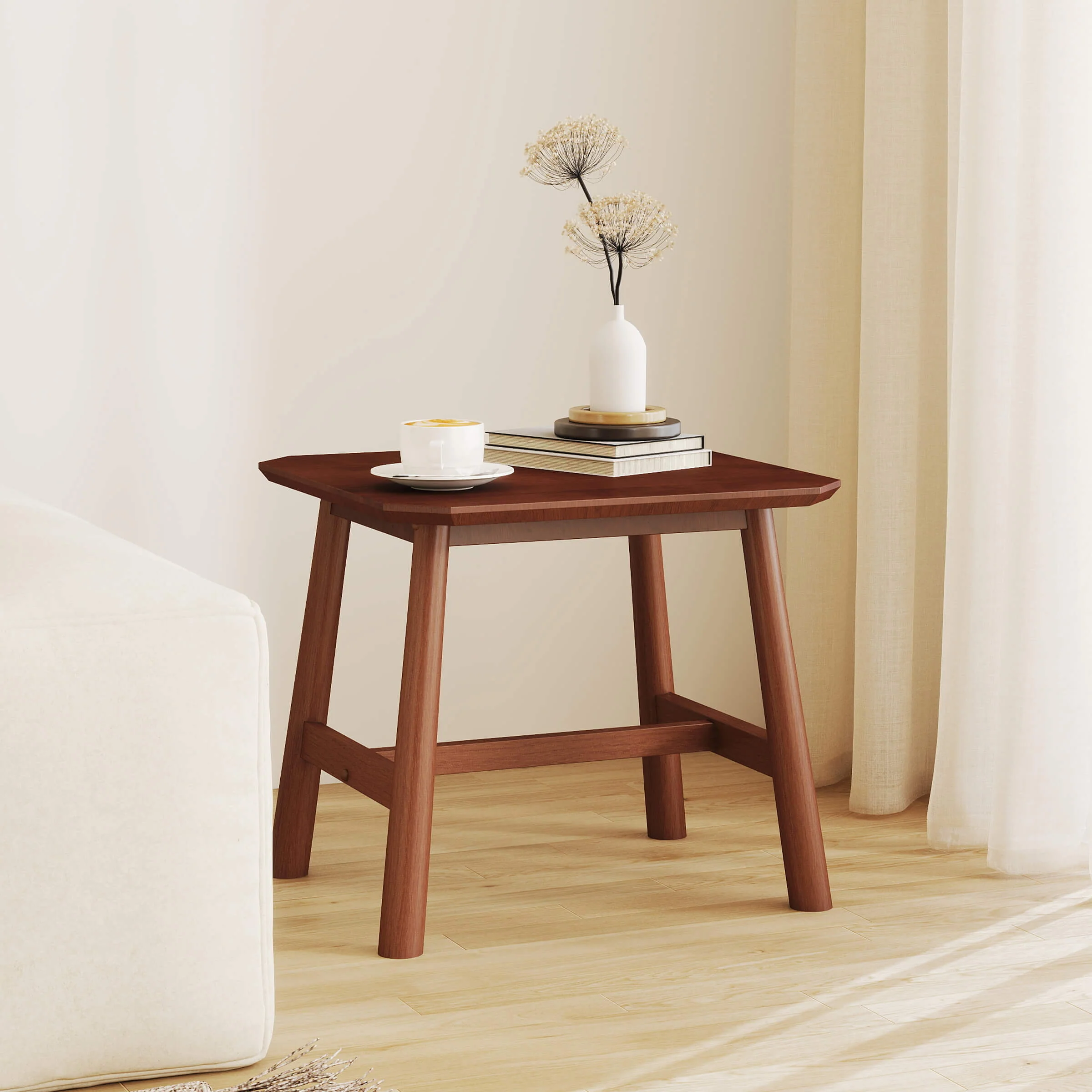 Rustic Farmhouse Small Square End Table - XX923ST - Image 6