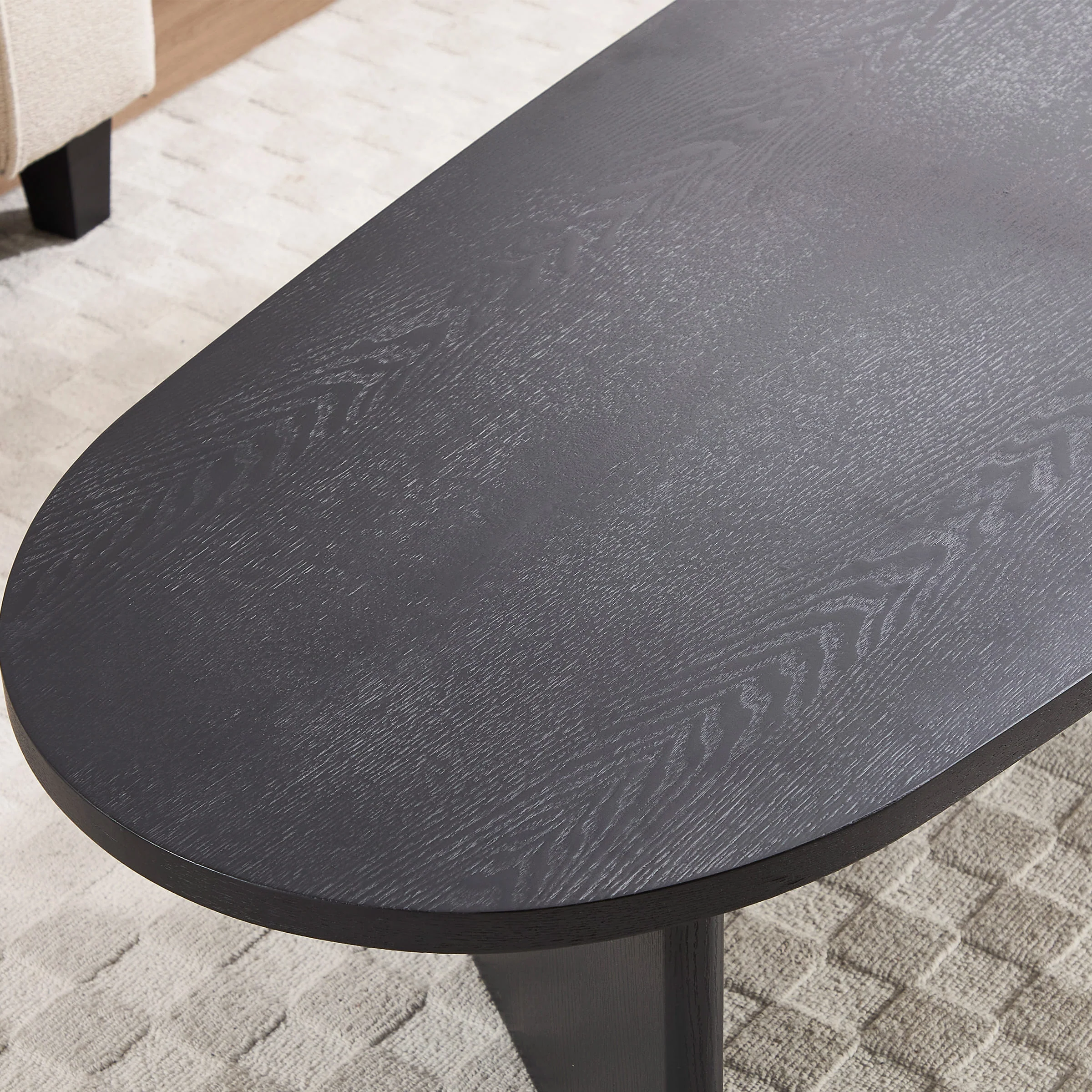 Solid Wood Irregular-Shaped Coffee Table - XX150CT - Image 16