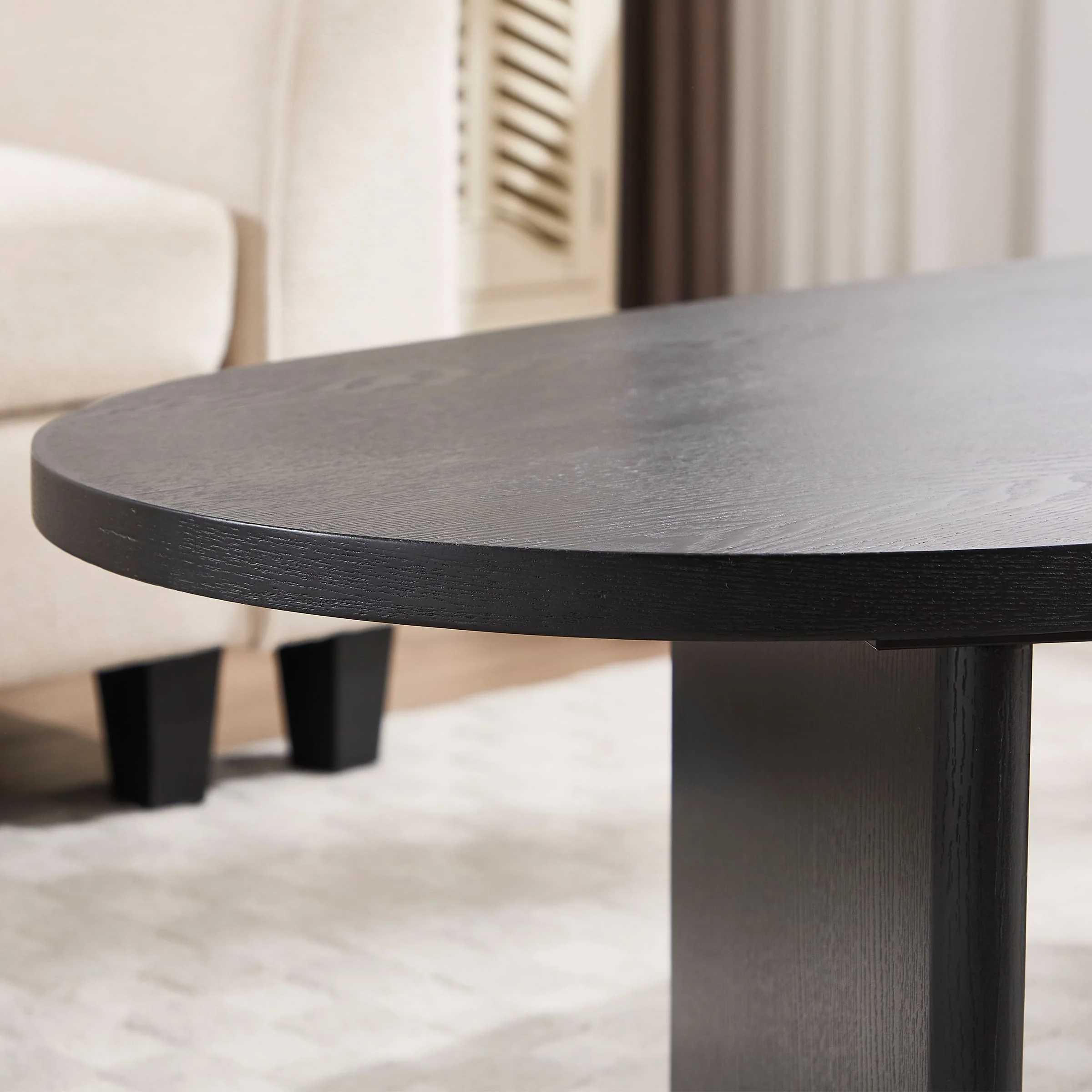 Solid Wood Irregular-Shaped Coffee Table - XX150CT - Image 17