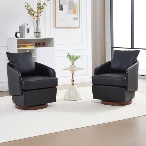 Swivel Accent Chair with Pillow 1 PCS - 30004AC - Image 16