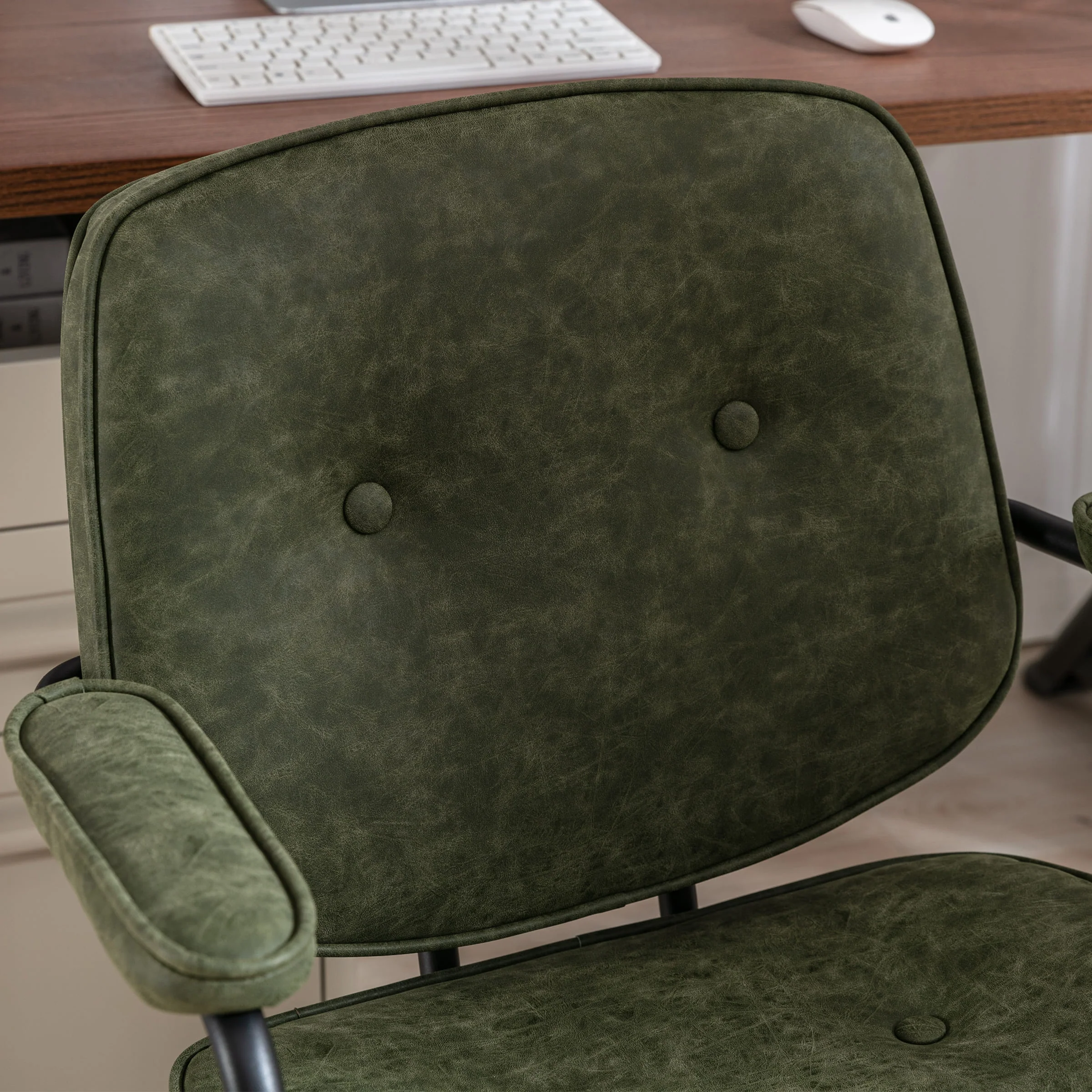 Swivel Leather Home Office Chair 1 PCS - X221OC - Image 5