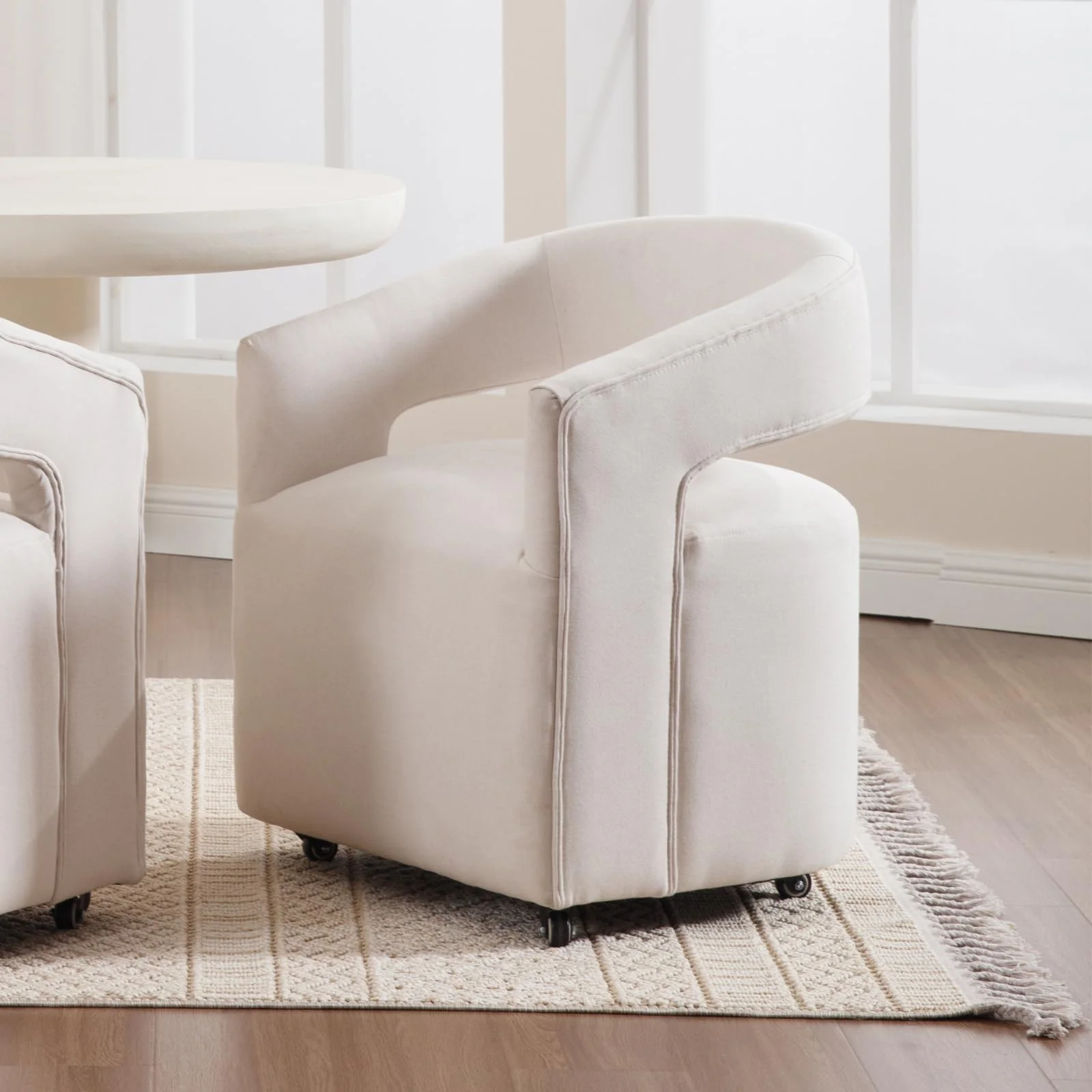 Swivel Open Back Dining Chair 1 PCS - 10027DC - Image 10