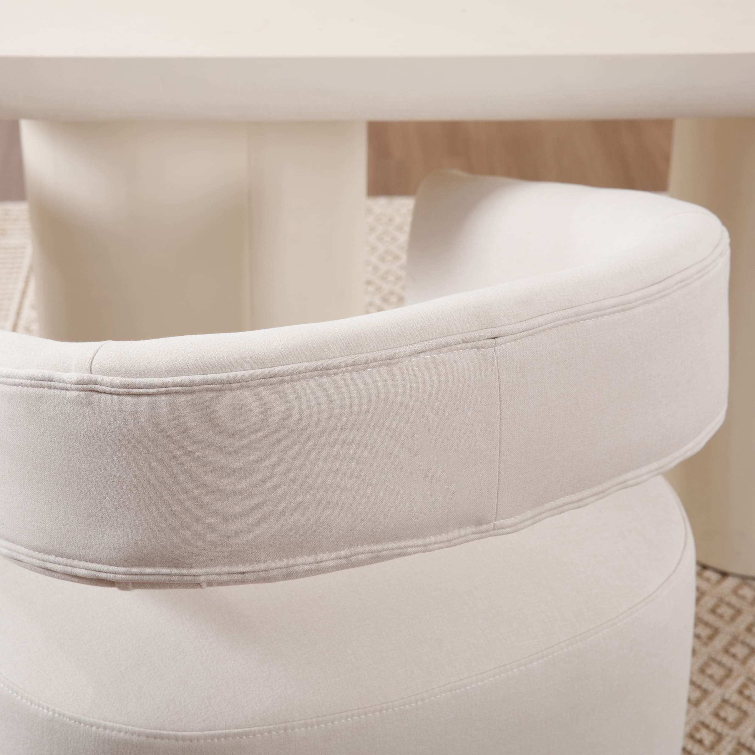Swivel Open Back Dining Chair 1 PCS - 10027DC - Image 14