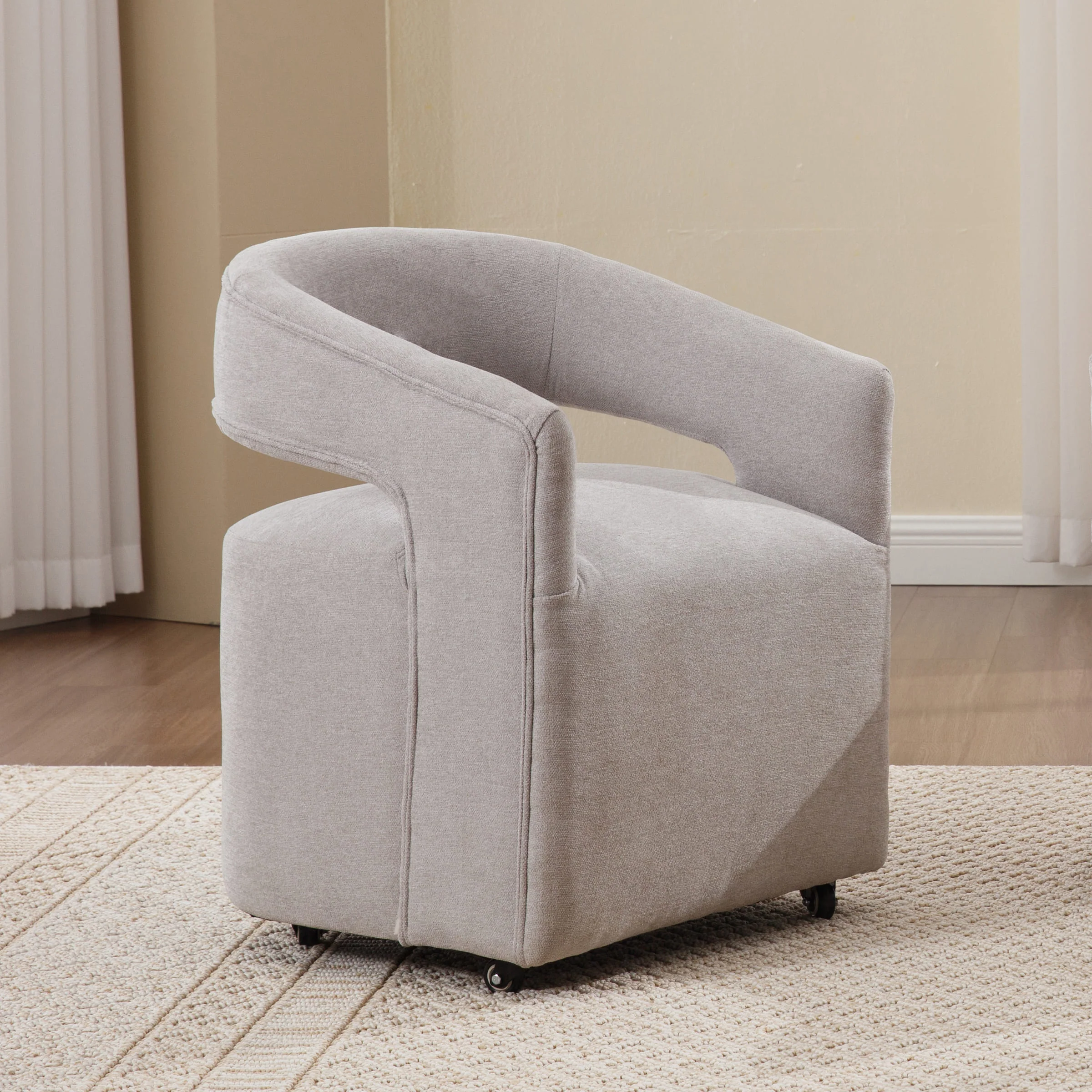 Swivel Open Back Dining Chair 1 PCS - 10027DC - Image 18