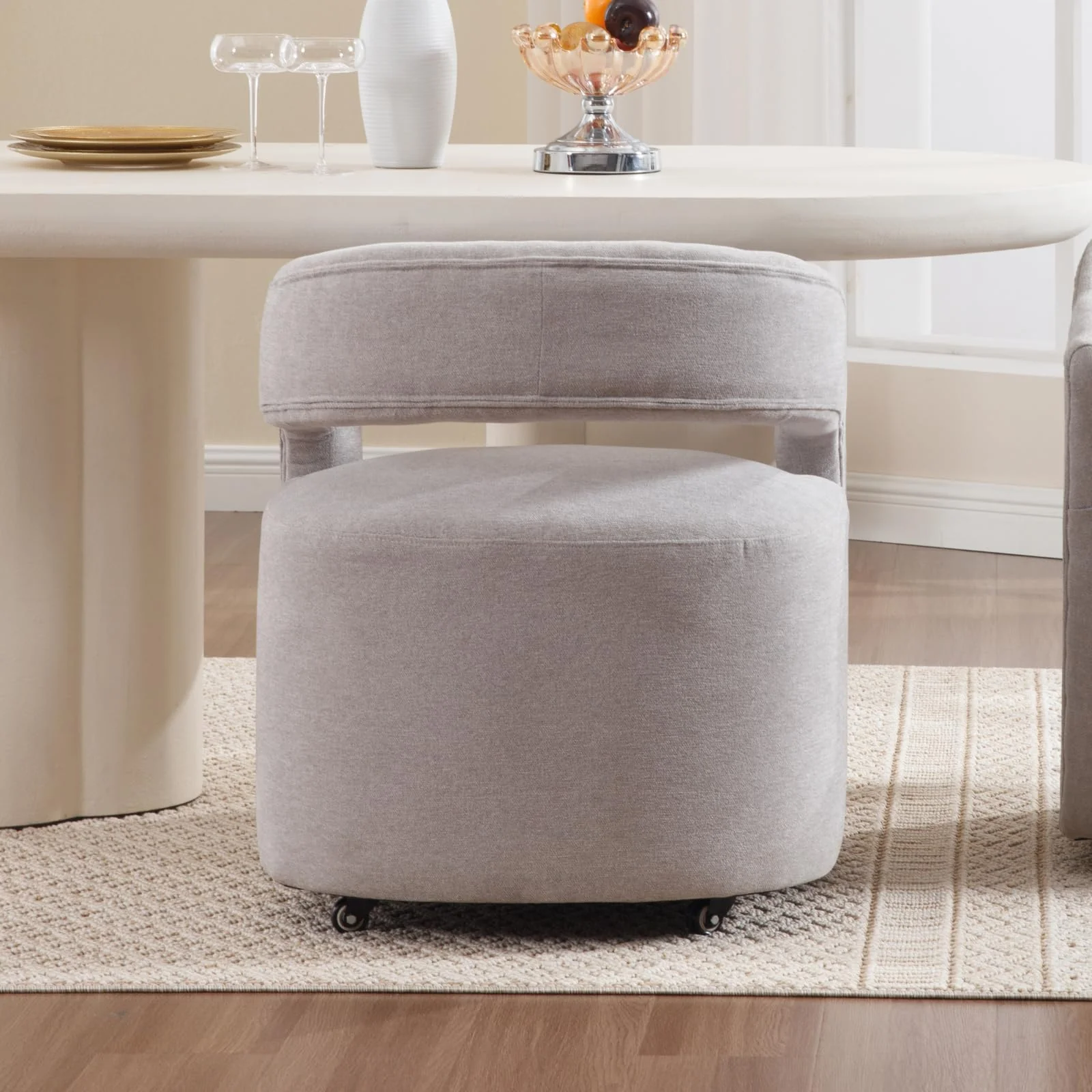 Swivel Open Back Dining Chair 1 PCS - 10027DC - Image 20