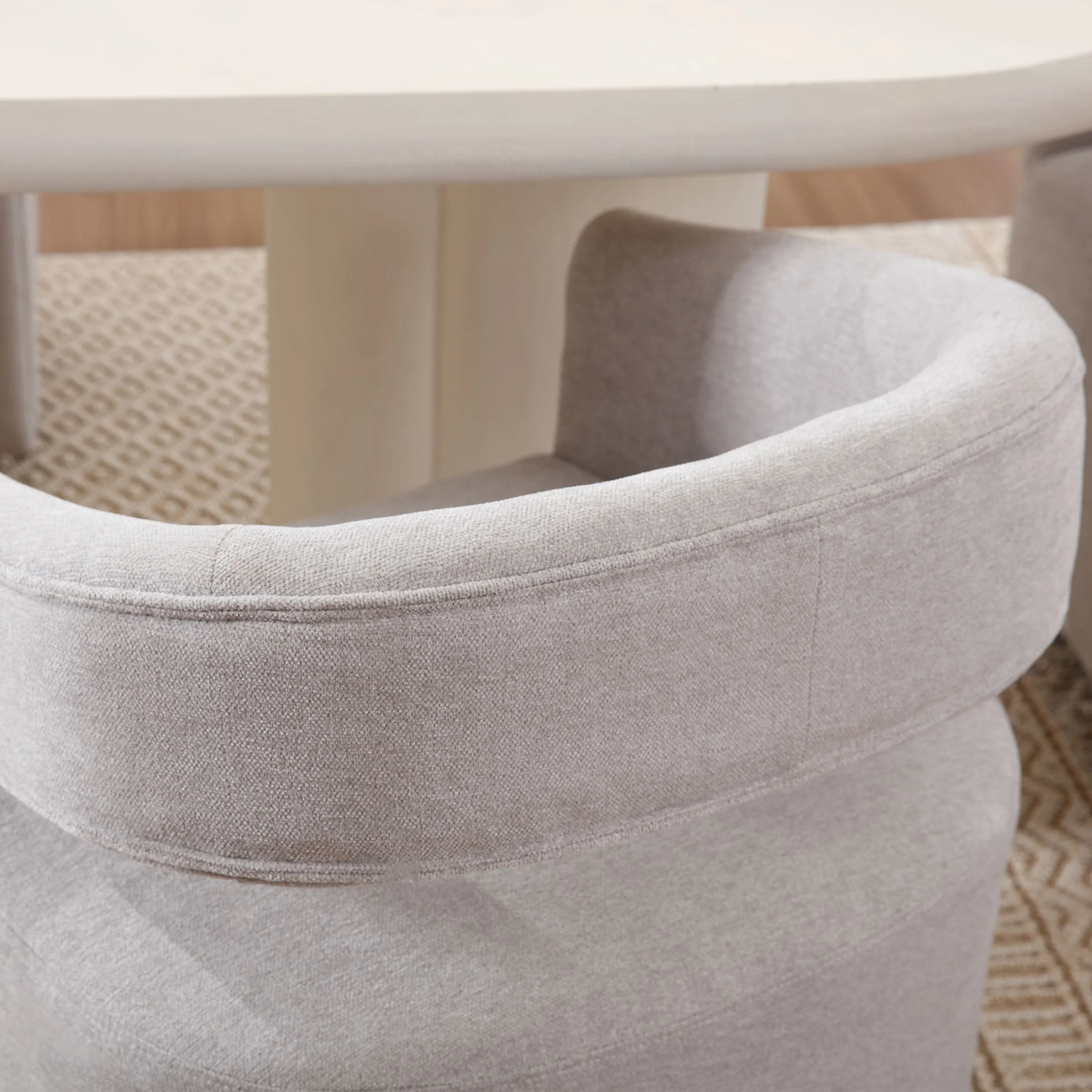 Swivel Open Back Dining Chair 1 PCS - 10027DC - Image 24