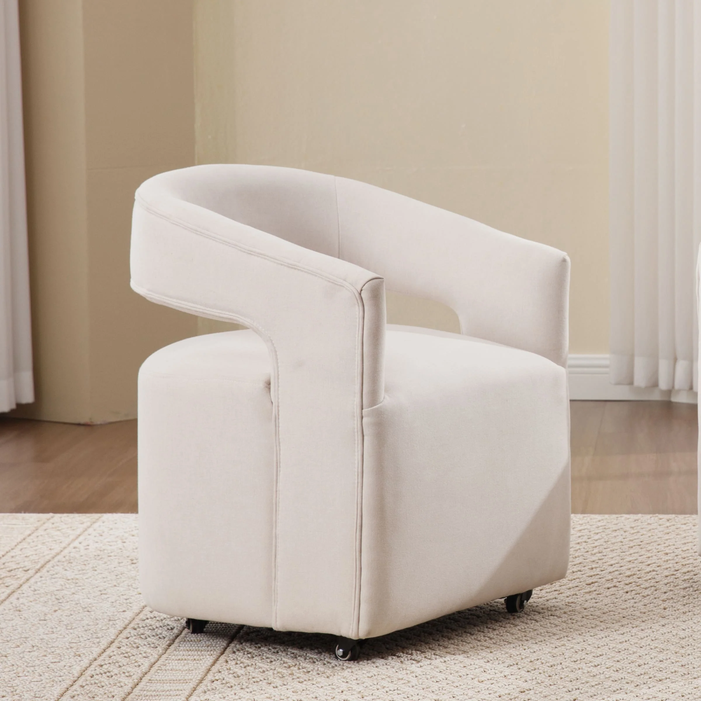 Swivel Open Back Dining Chair 1 PCS - 10027DC - Image 9