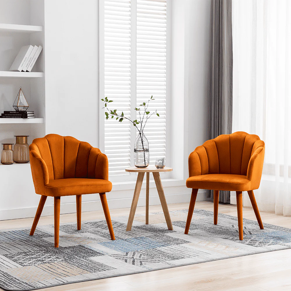 Velvet Dining Chairs Set of 2 - 7753DC - Image 12