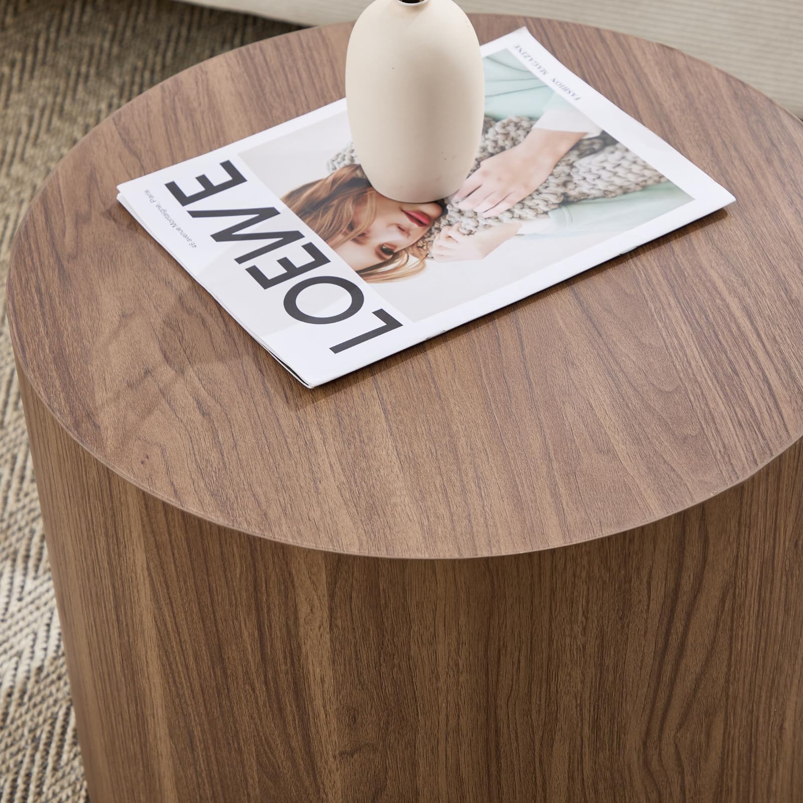 Round Wood Nesting Coffee Table Set of 2 - 24060CT - Image 16