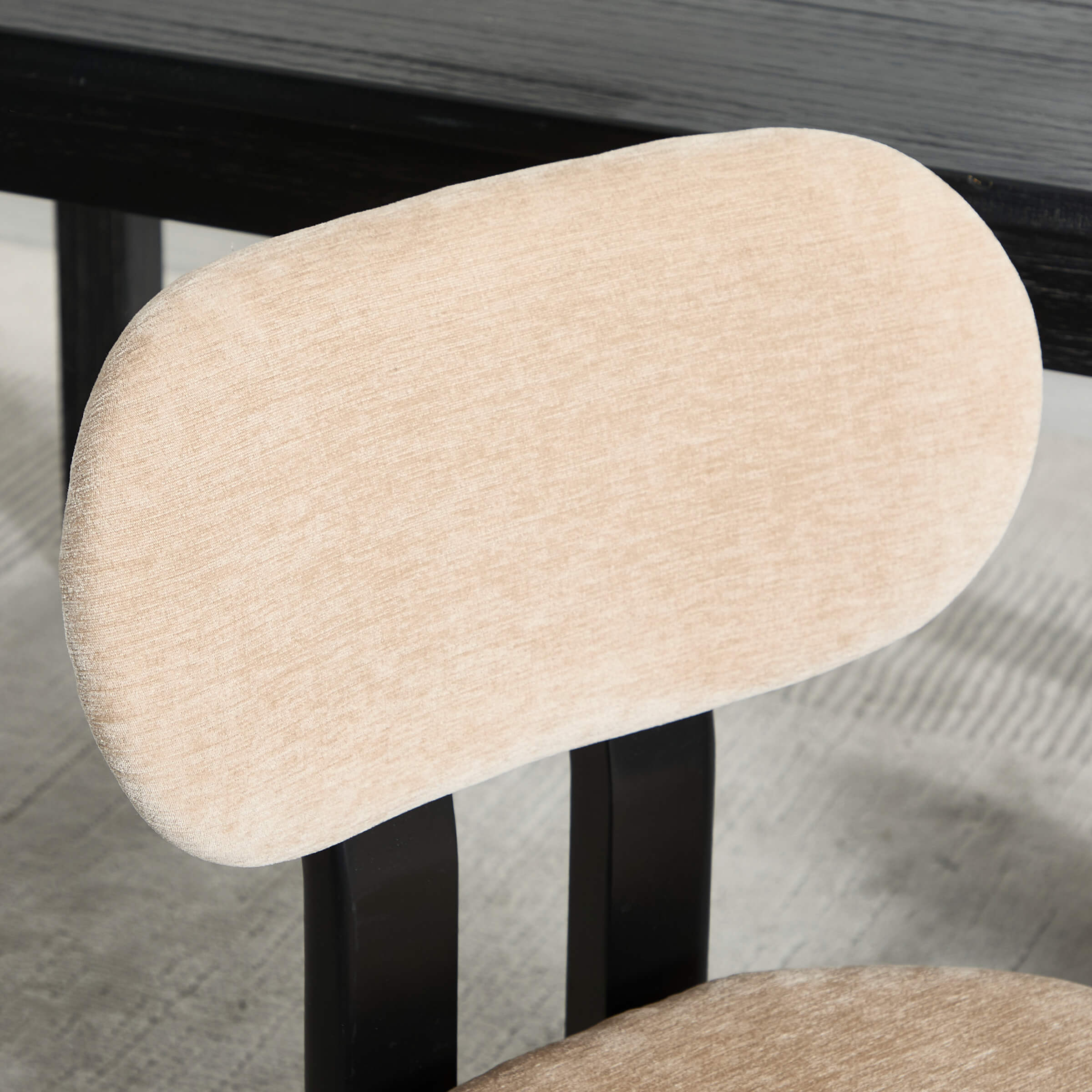 Armless Wood Legs Dining Chairs Set of 2 - 10048DC - Image 4