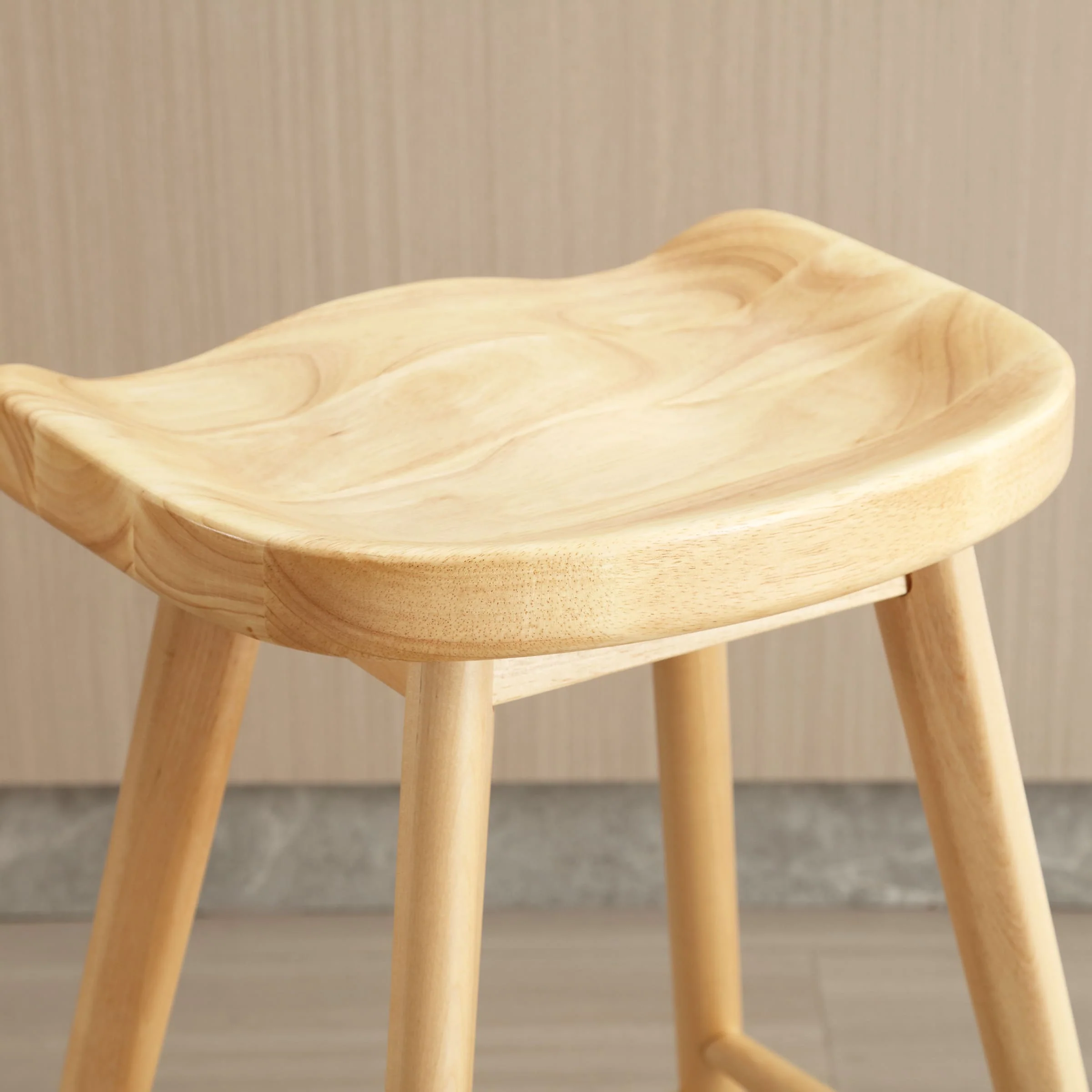 24"H Ergonomic Backless Counter Stools Set of 2 - X018CS - Image 6