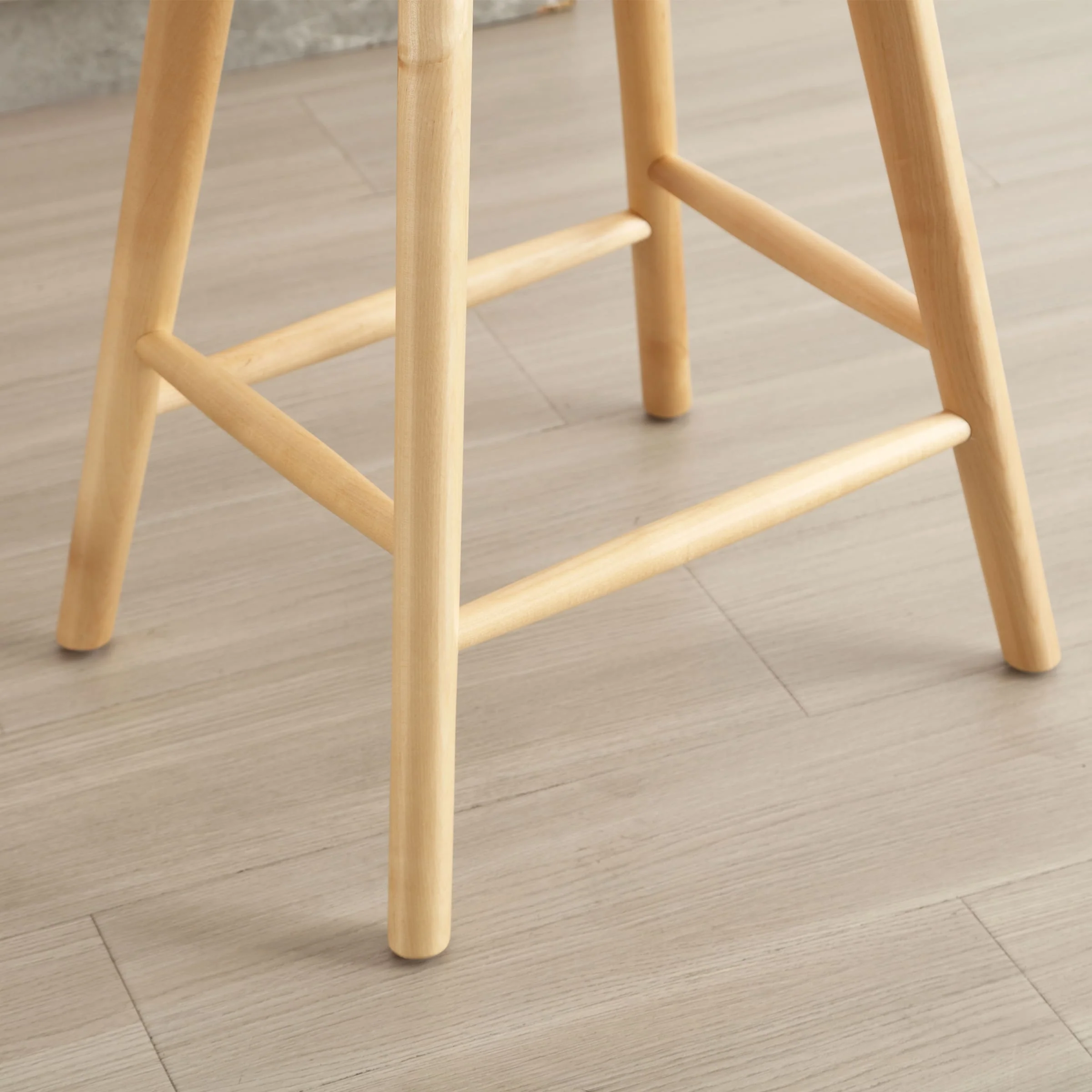 24"H Ergonomic Backless Counter Stools Set of 2 - X018CS - Image 7